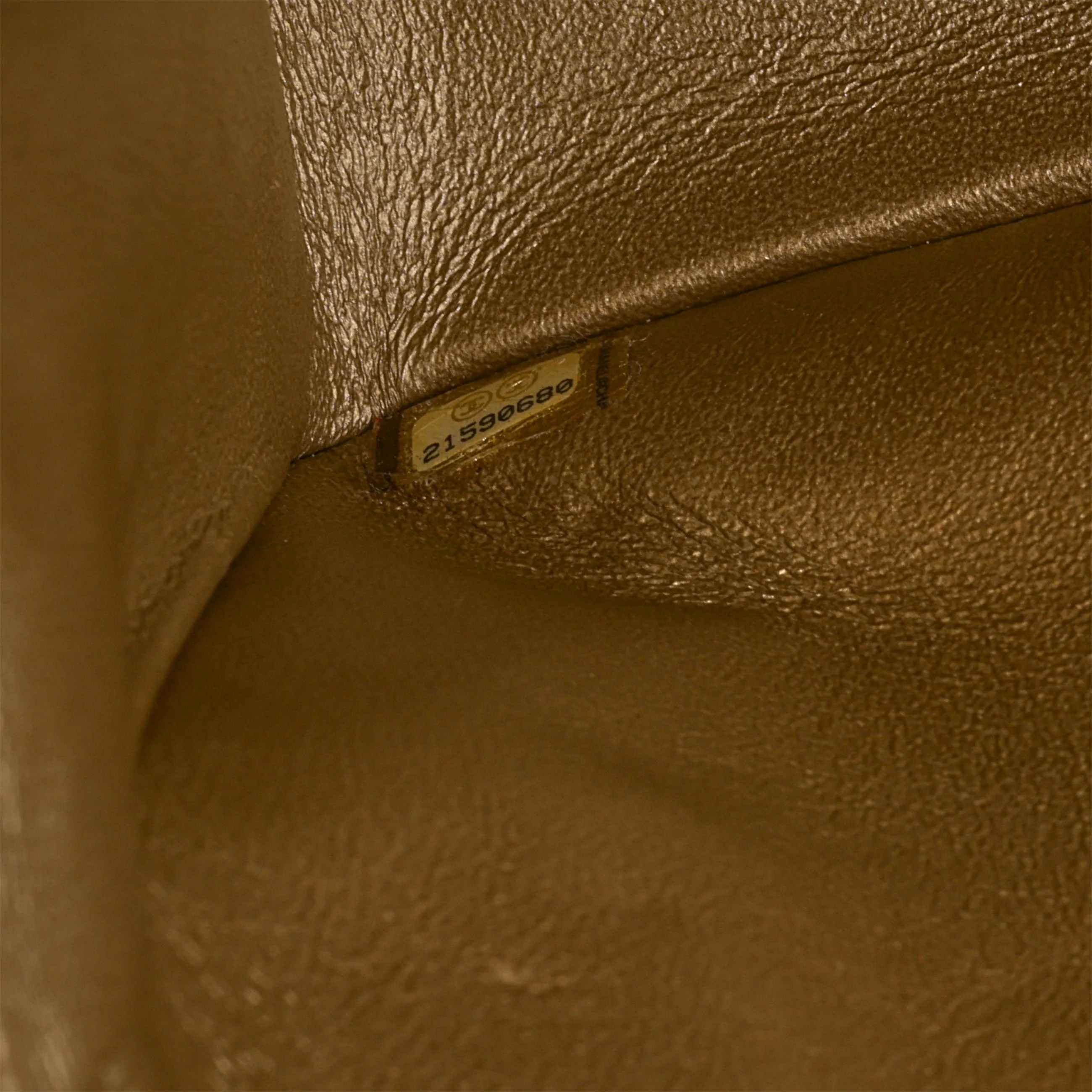 Chanel Classic Jumbo Double Flap - Gold Caviar | Gold Hardware - Image 7