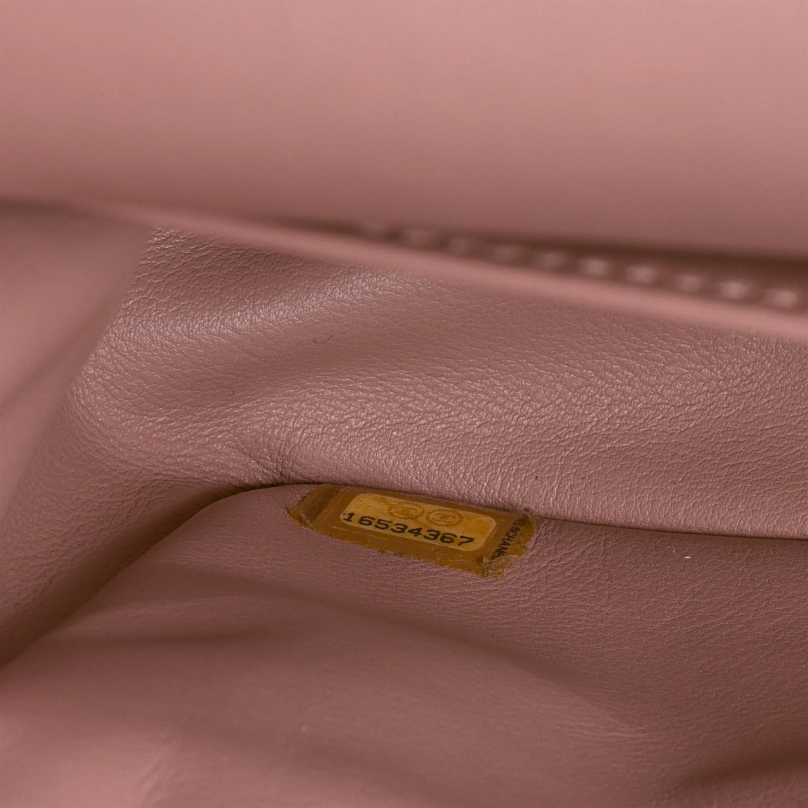 Chanel Classic Jumbo Double Flap - Iridescent Pink Pyhton | Champagne Gold Hardware - Image 11