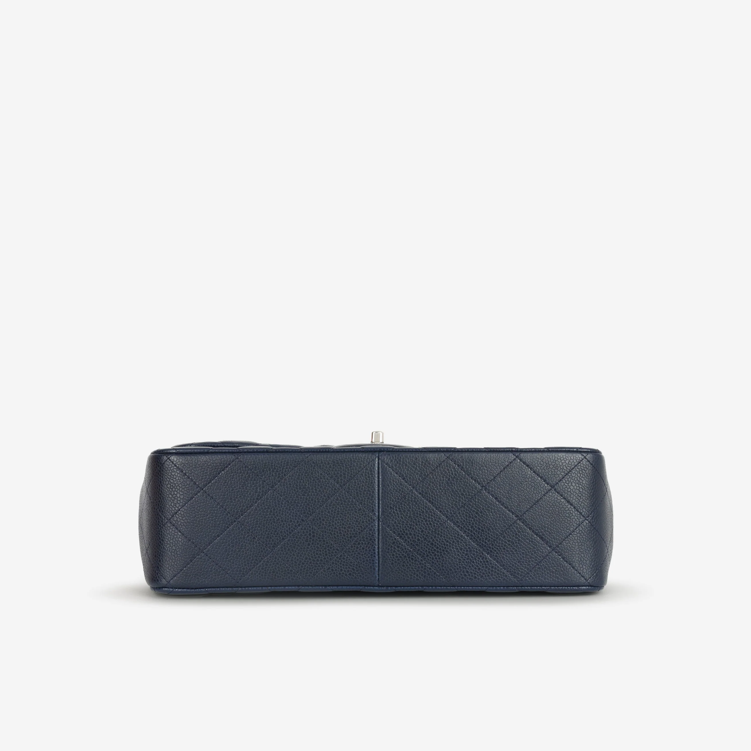 Chanel Classic Jumbo Double Flap - Navy Caviar | Silver Hardware - Image 4