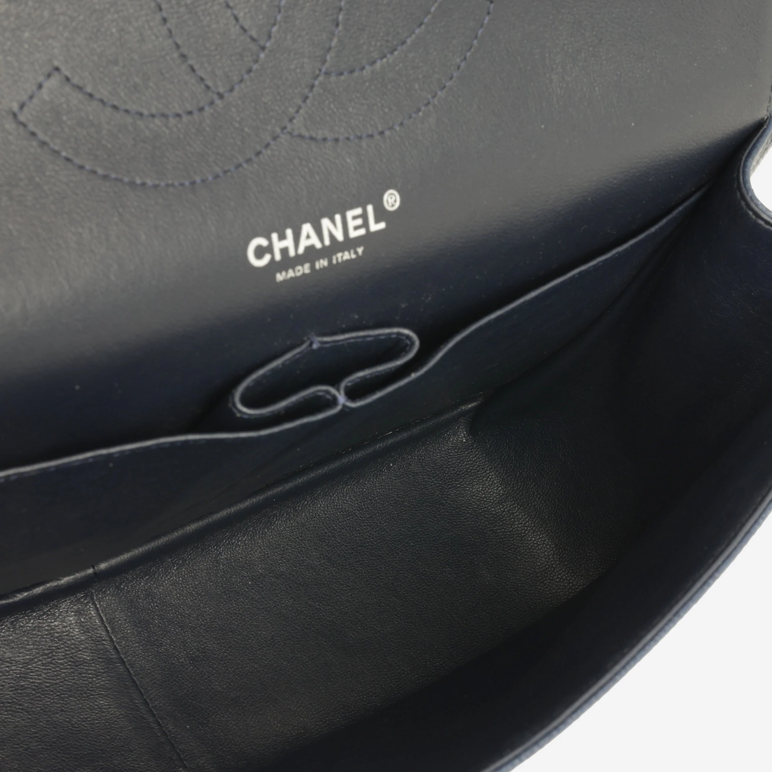Chanel Classic Jumbo Double Flap - Navy Caviar | Silver Hardware - Image 5