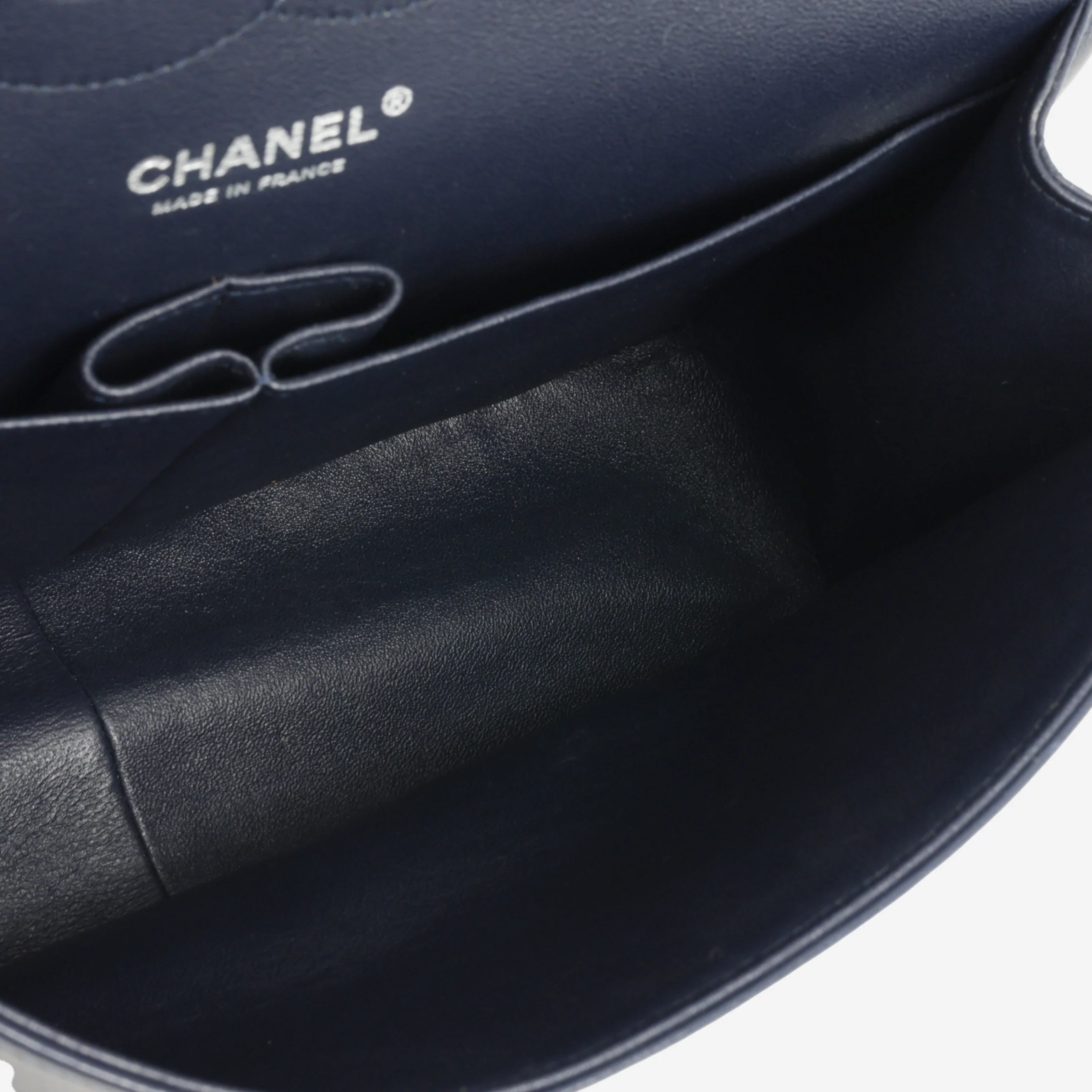 Chanel Classic Jumbo Double Flap - Navy Lambskin | Ruthenium Hardware - Image 5