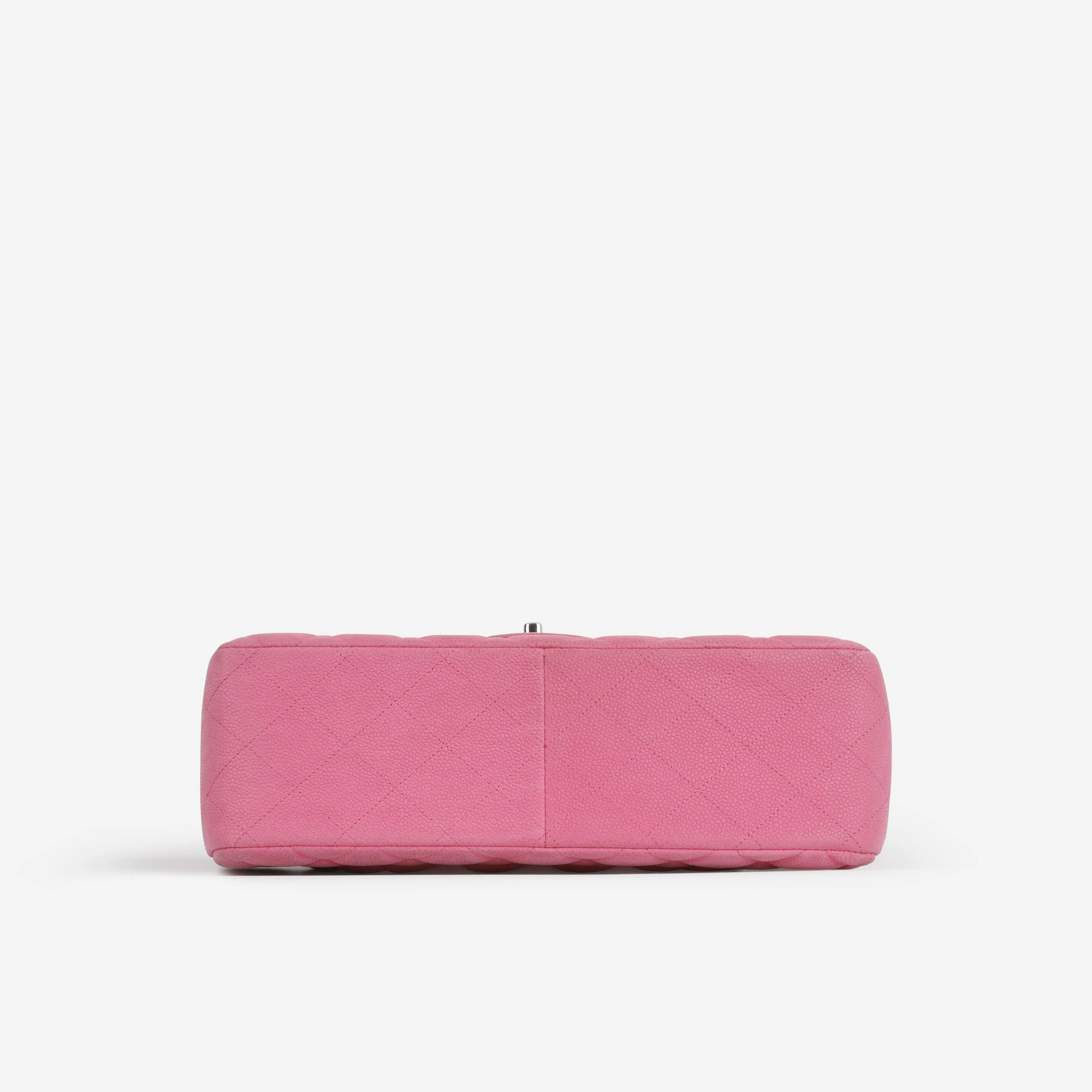 Chanel Classic Jumbo Double Flap - Pink Matte Caviar | Silver Hardware - Image 3