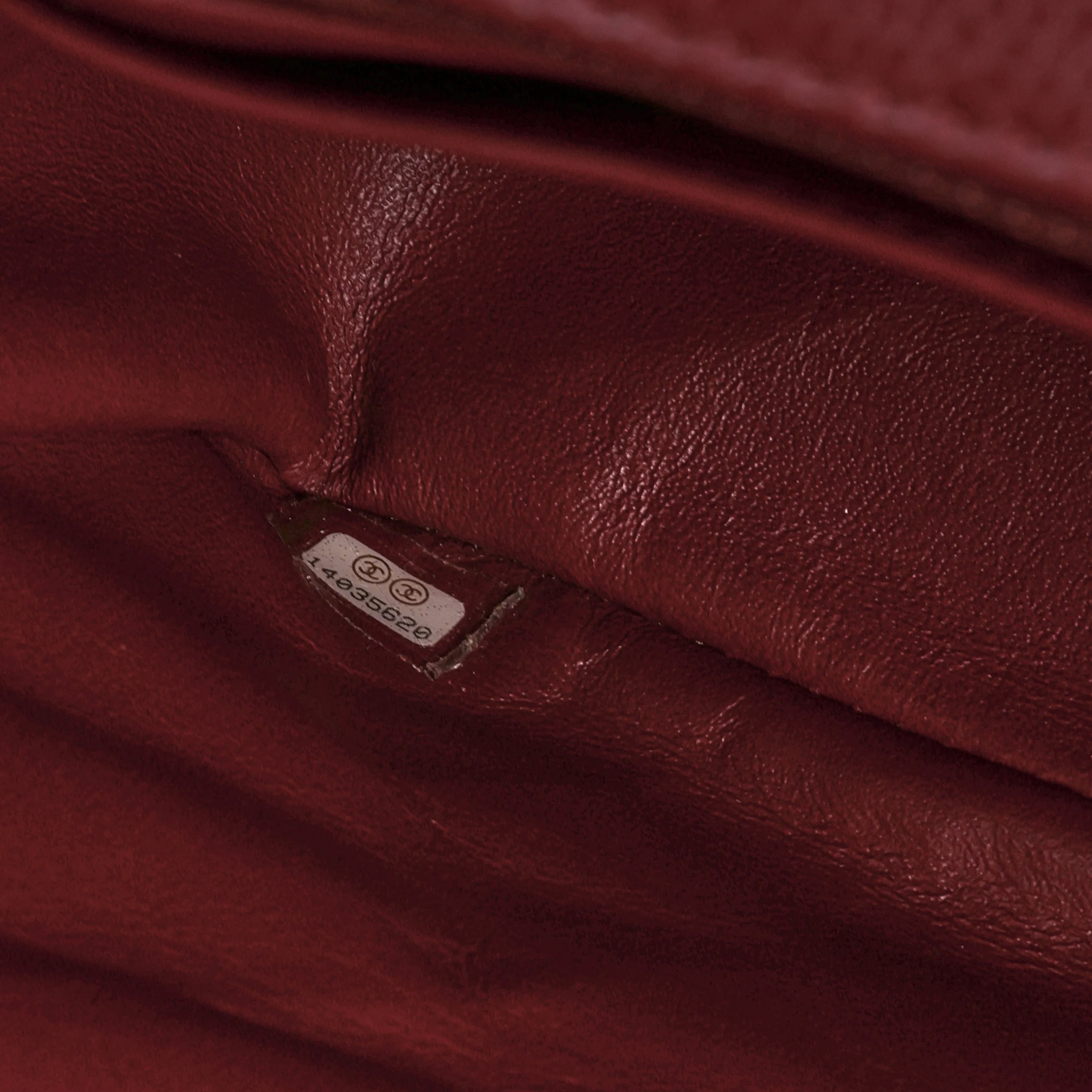 Chanel Classic Jumbo Single Flap - Burgundy Caviar | Silver Hardware - Image 10