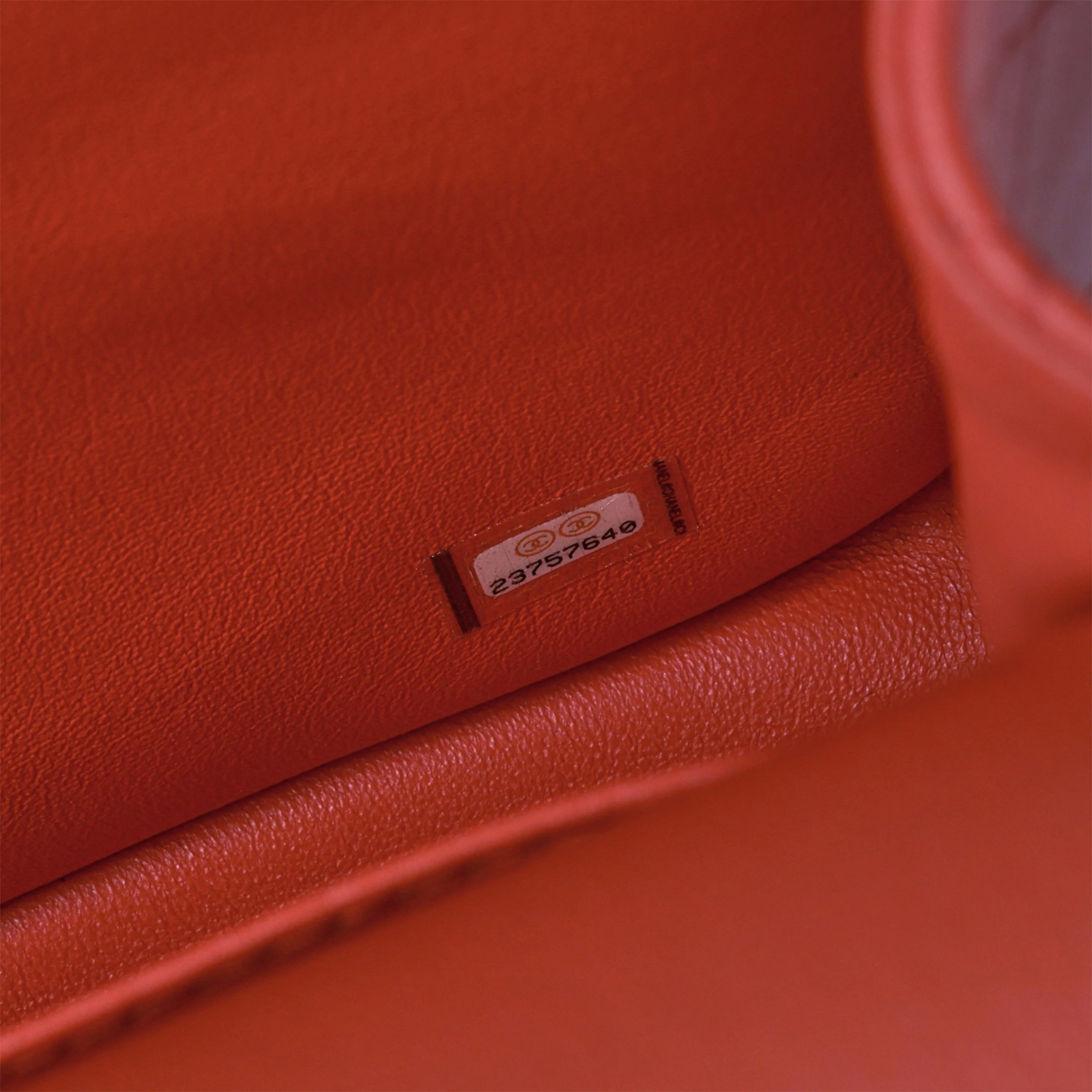 Chanel Classic Maxi Double Flap - Coral Lambskin | Champagne Gold Hardware - Image 12