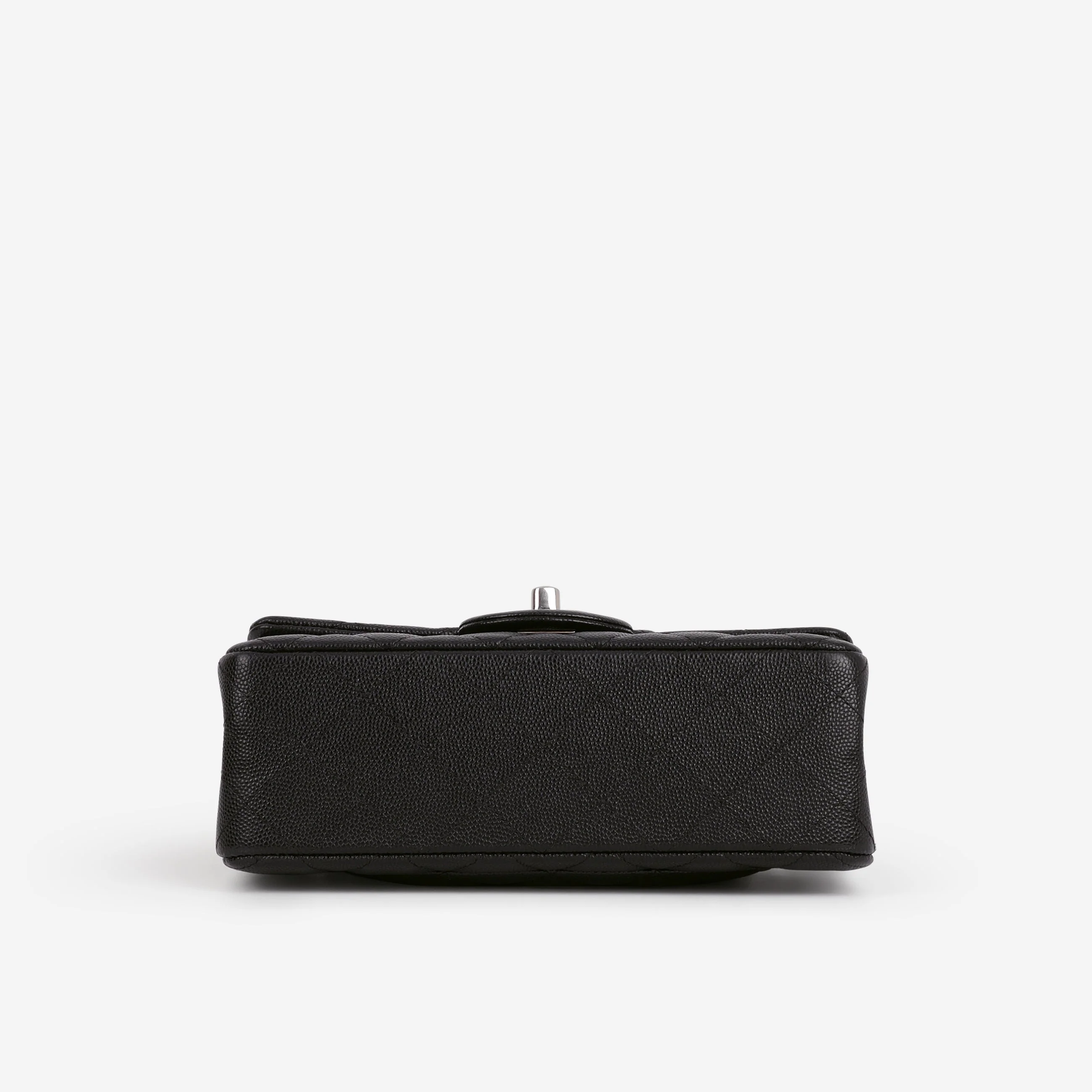 Chanel Classic Mini Flap Rectangular - Black Caviar | Silver Hardware - Image 4