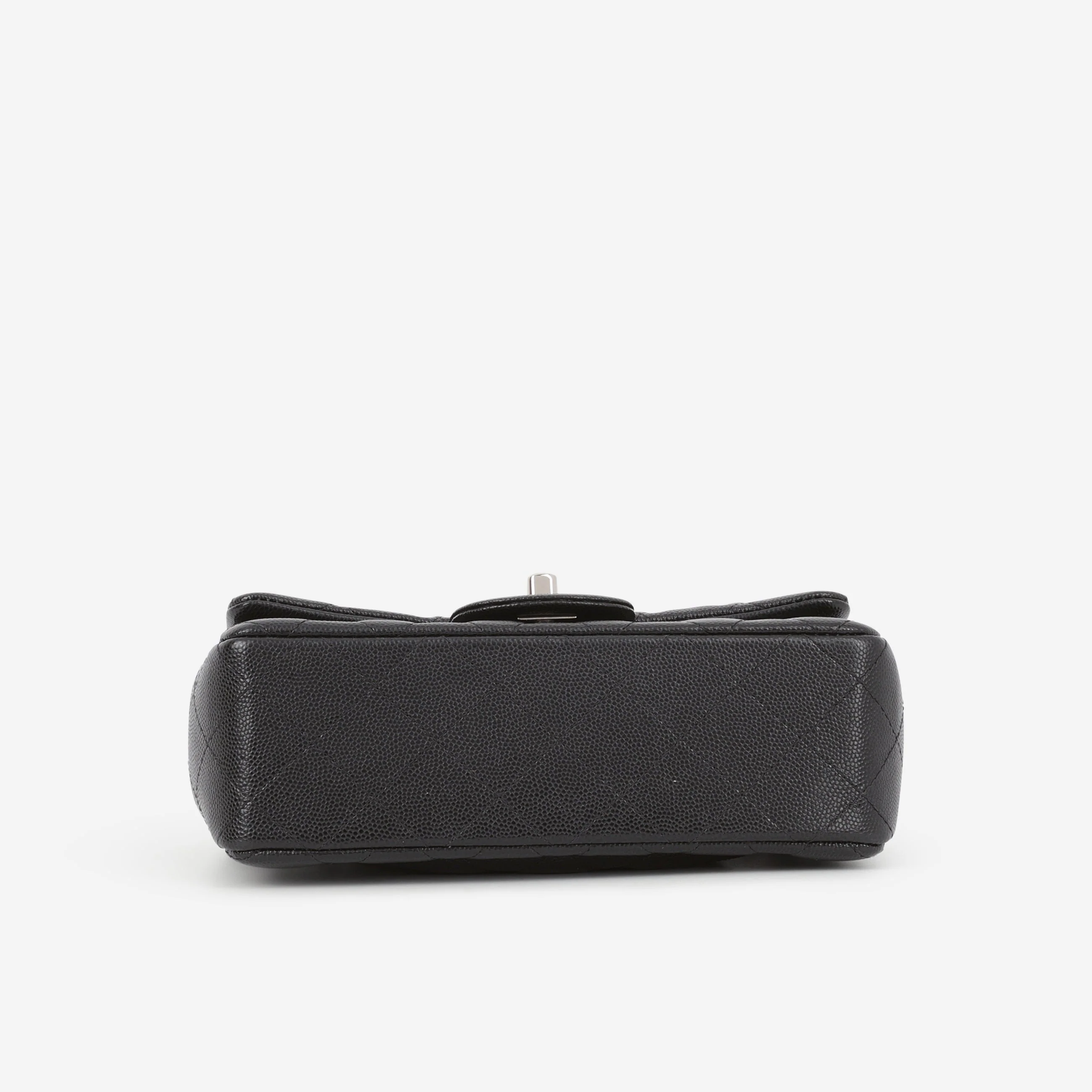 Chanel Classic Mini Flap Rectangular - Black Caviar | Silver Hardware - Image 3
