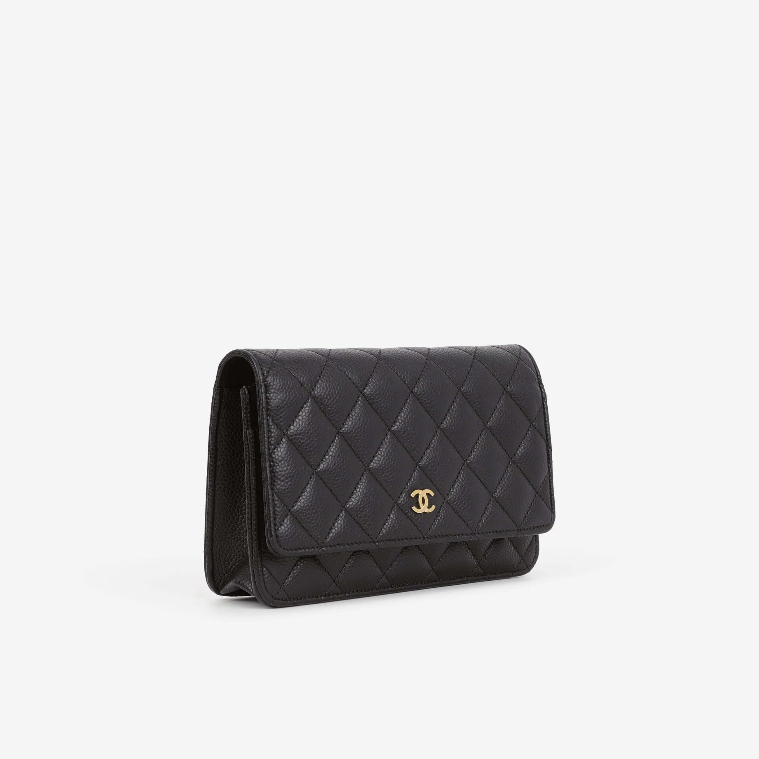 Chanel Classic Wallet on Chain - Black Caviar | Gold Hardware - Image 2