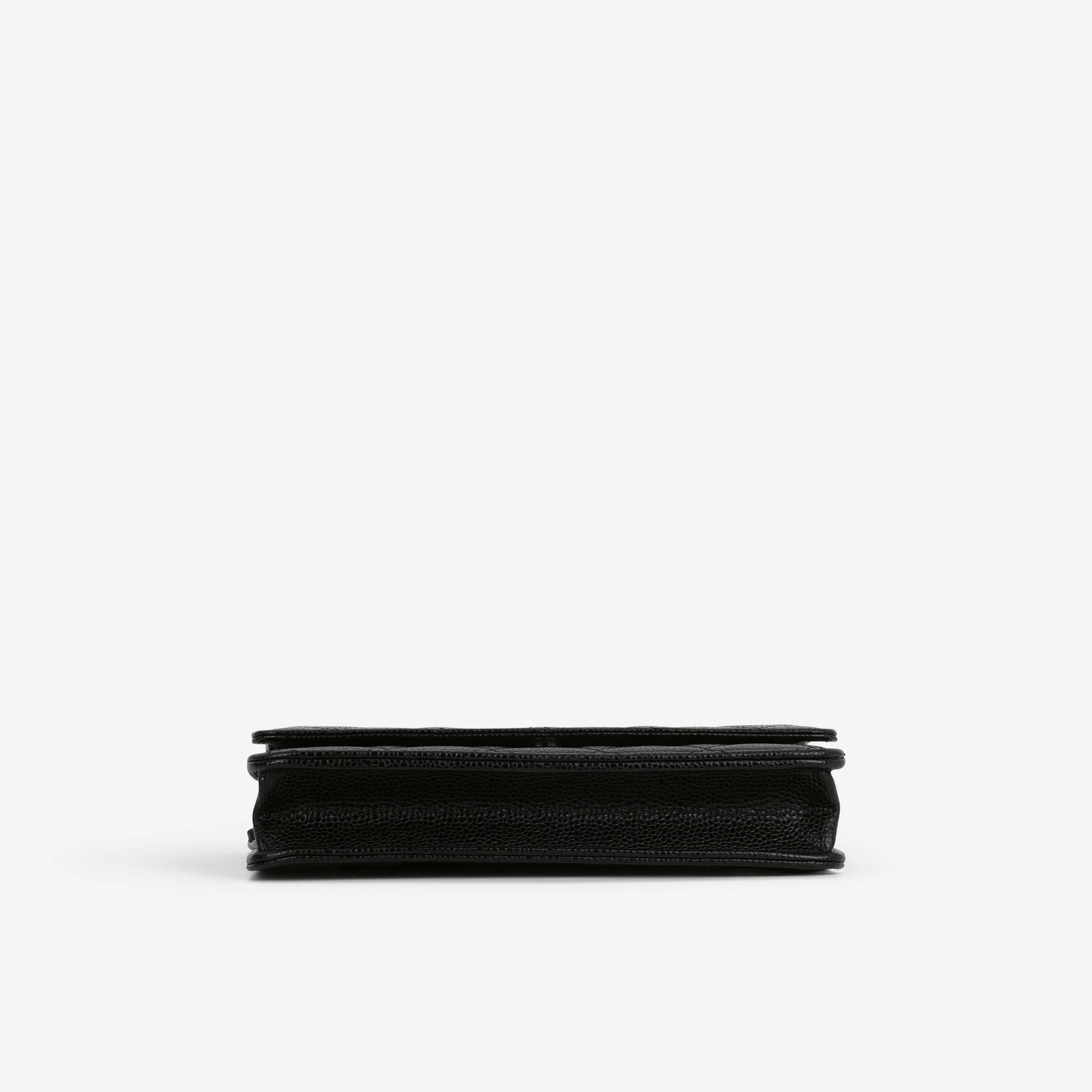 Chanel Classic Wallet on Chain - Black Caviar | Silver Hardware - Image 4