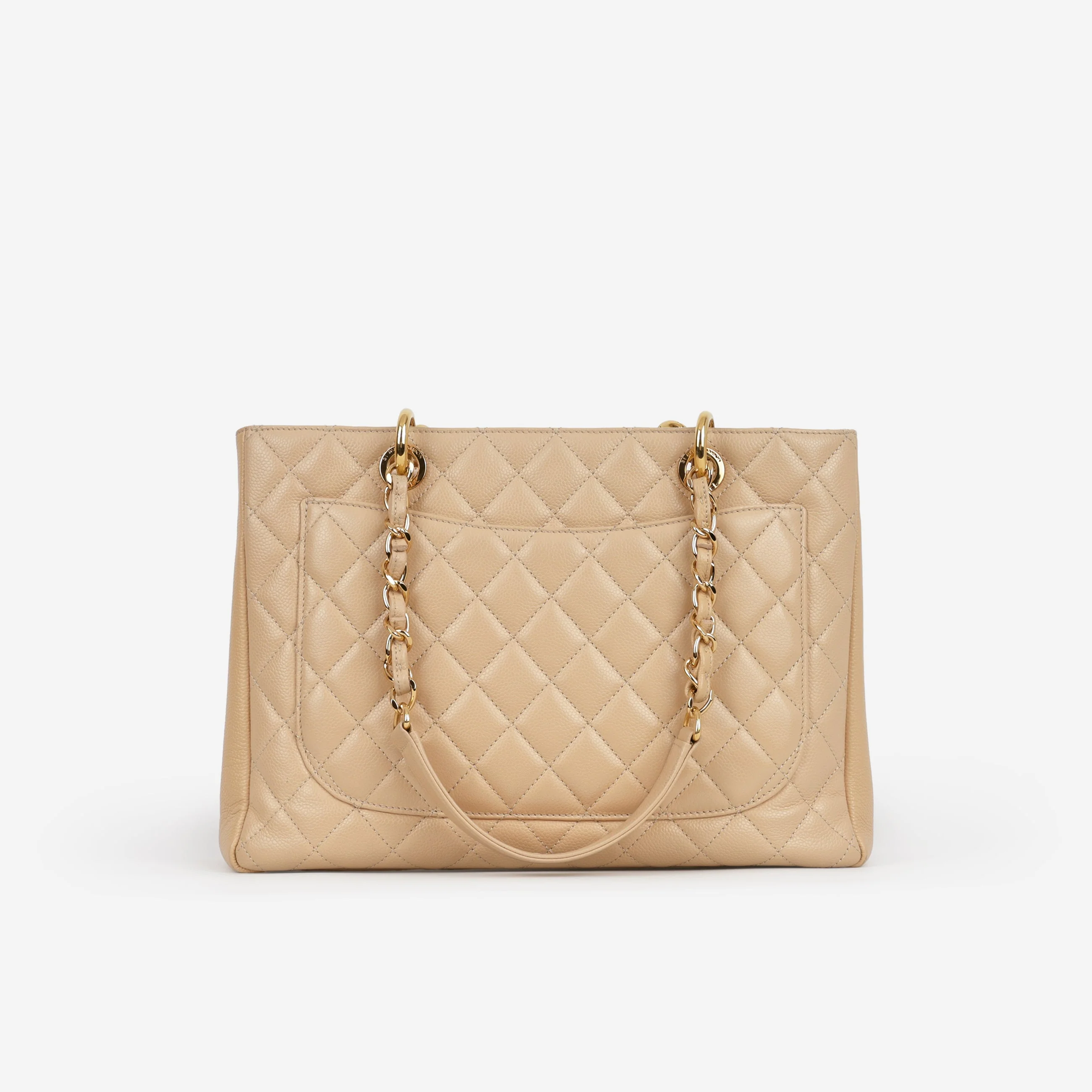 Chanel GST - Beige Caviar | Gold Hardware - Image 3
