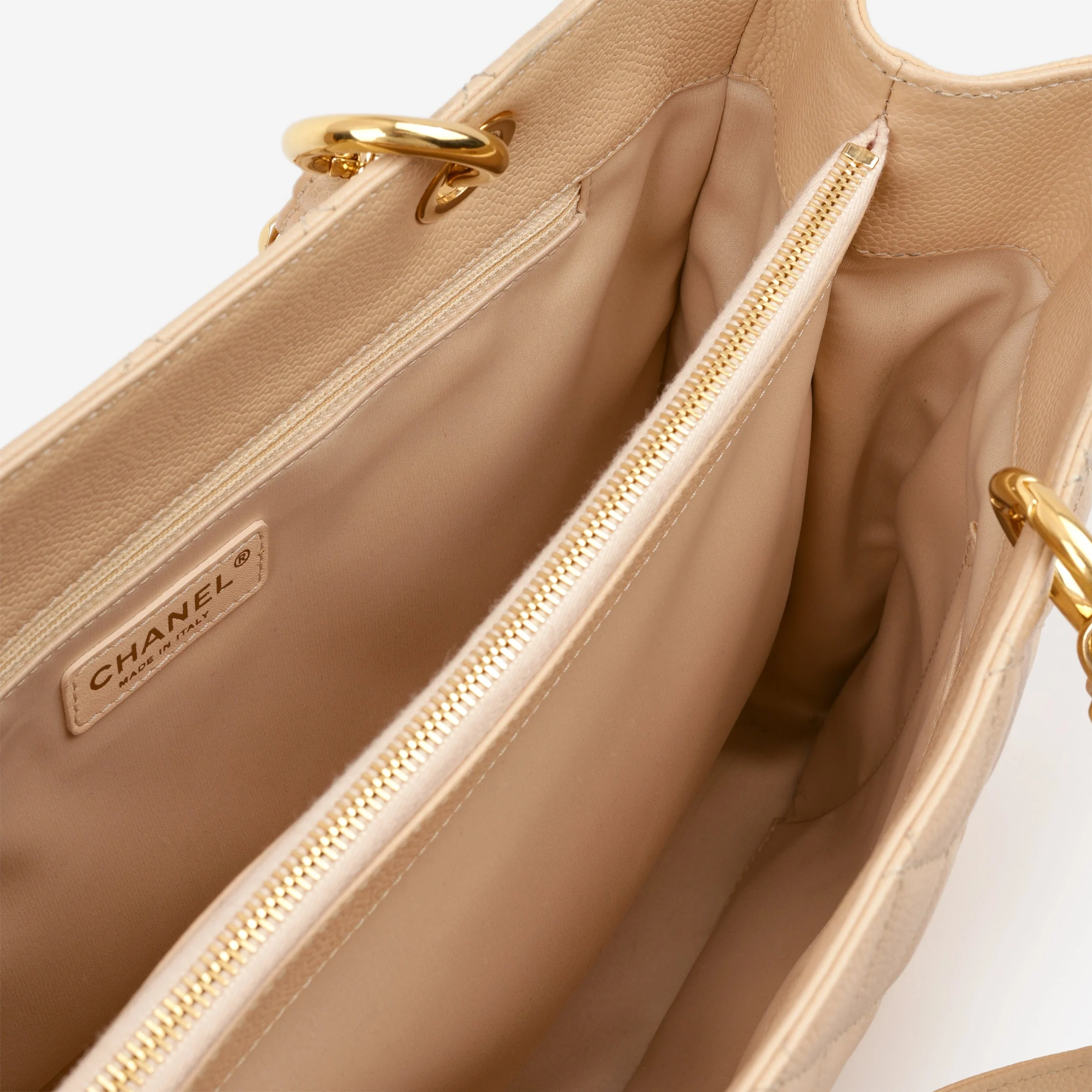 Chanel GST - Beige Caviar | Gold Hardware - Image 9