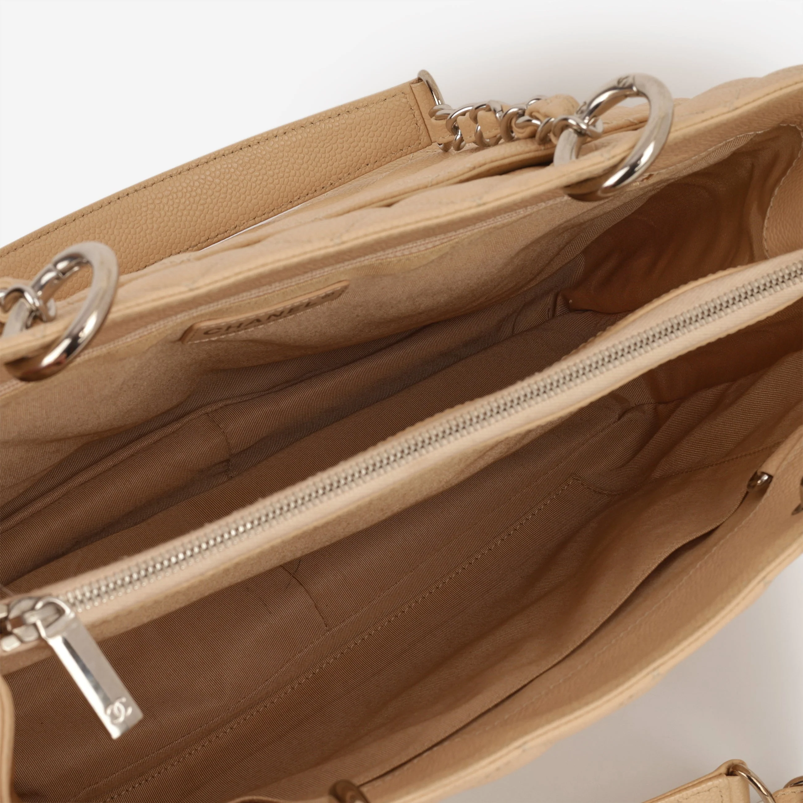 Chanel GST - Beige Caviar | Silver Hardware - Image 7