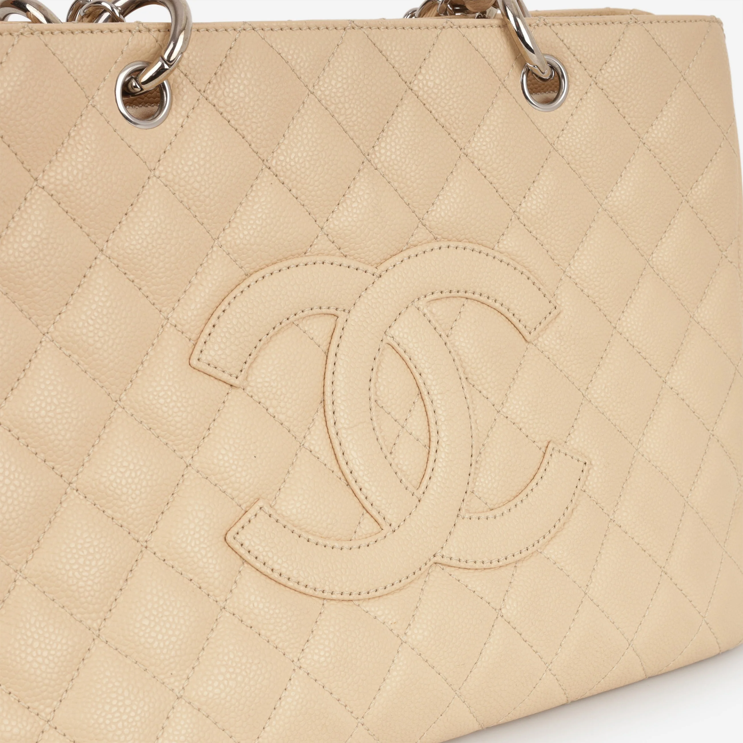 Chanel GST - Beige Caviar | Silver Hardware - Image 9