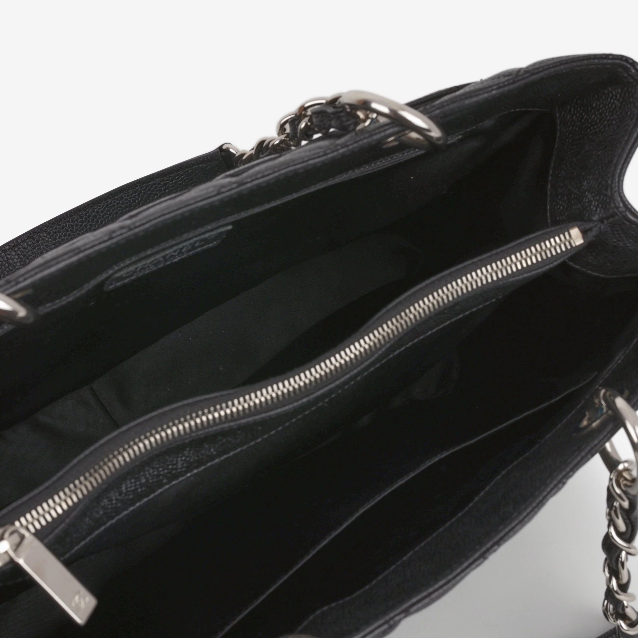 Chanel GST - Black Caviar | Silver Hardware - Image 6