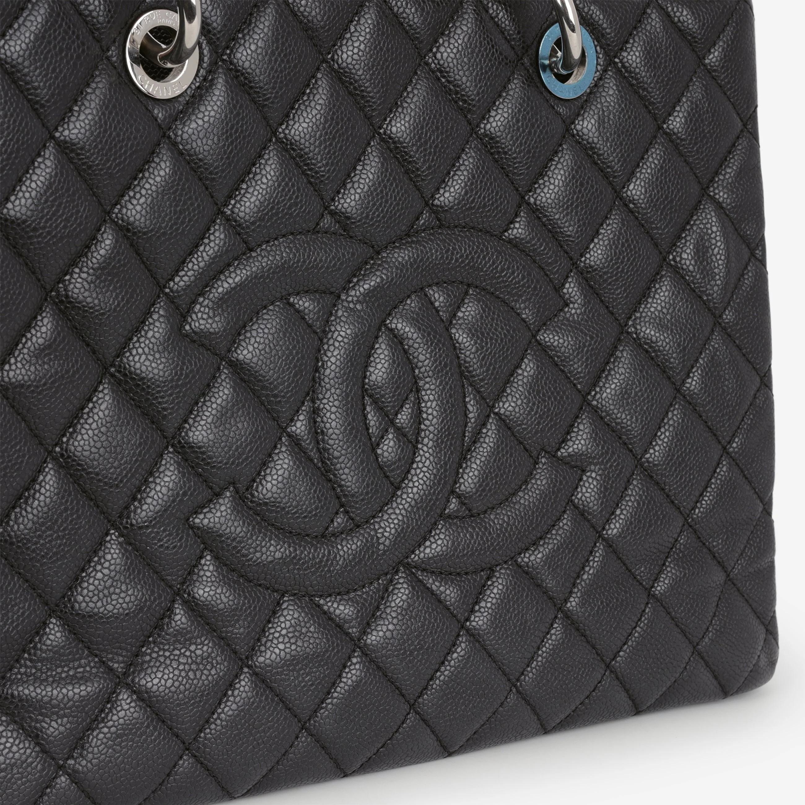 Chanel GST - Black Caviar | Silver Hardware - Image 7