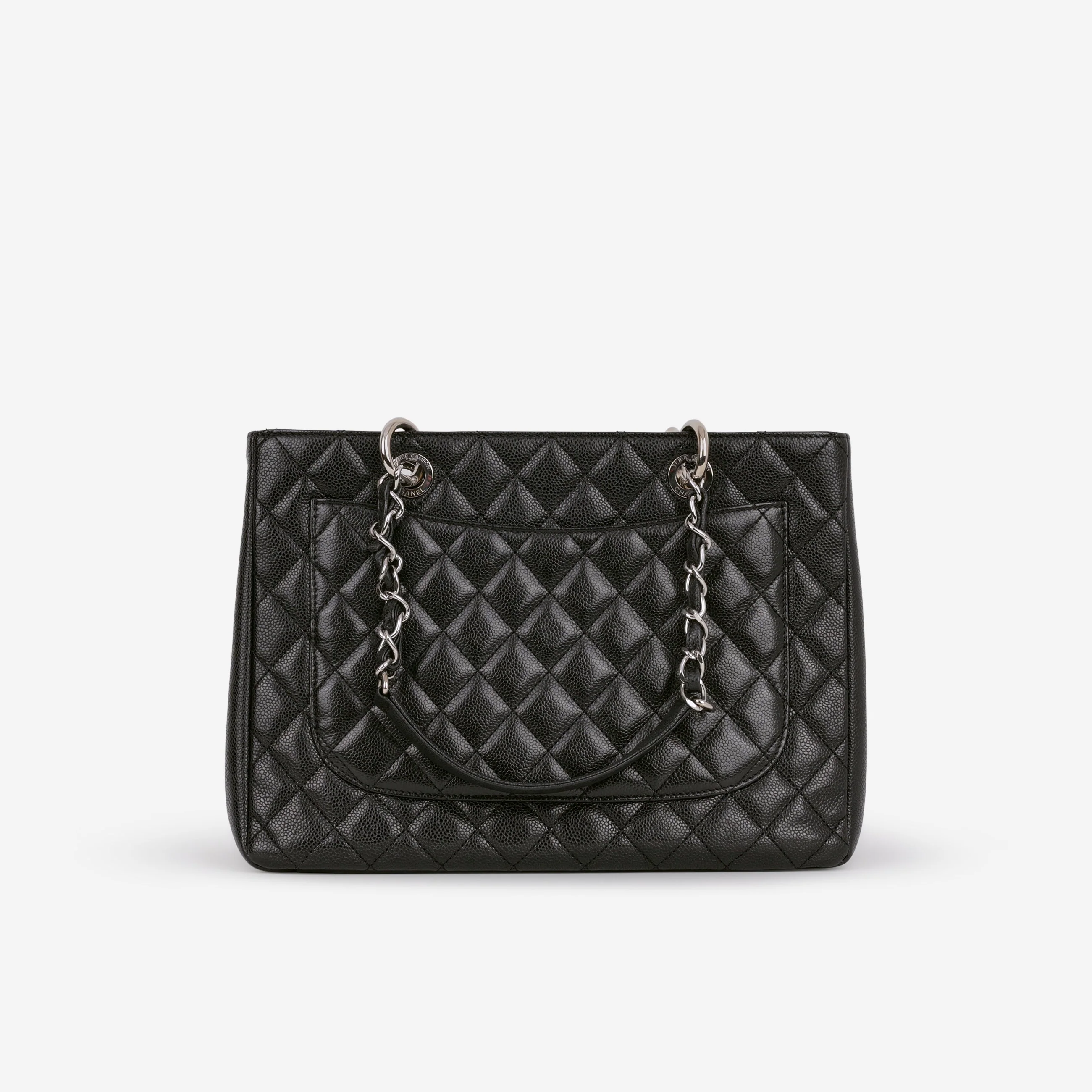 Chanel GST - Black Caviar | Silver Hardware - Image 3