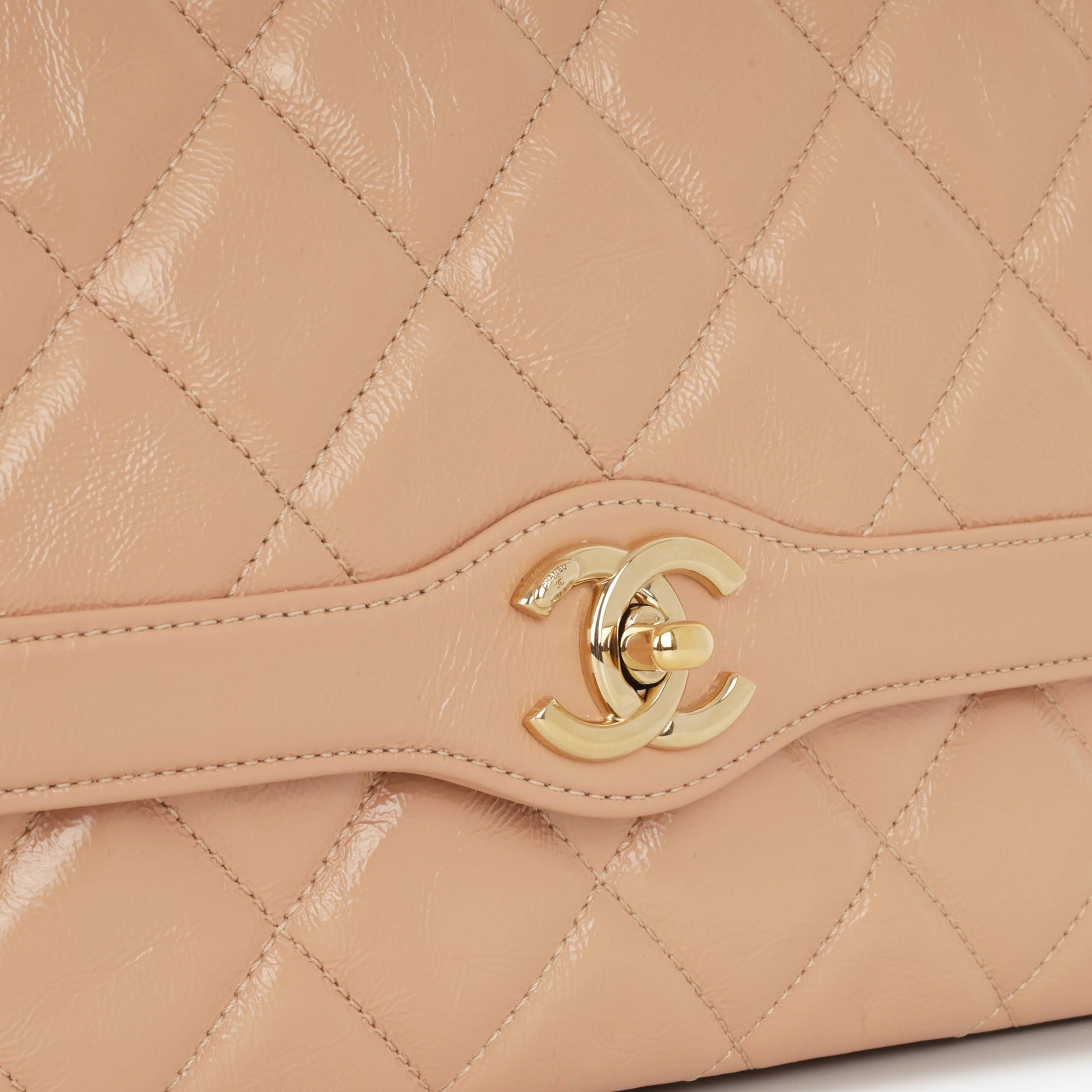 Chanel Hold The Line Flap - Caramel Shiny Crumpled Calfskin | Gold Hardware - Image 3