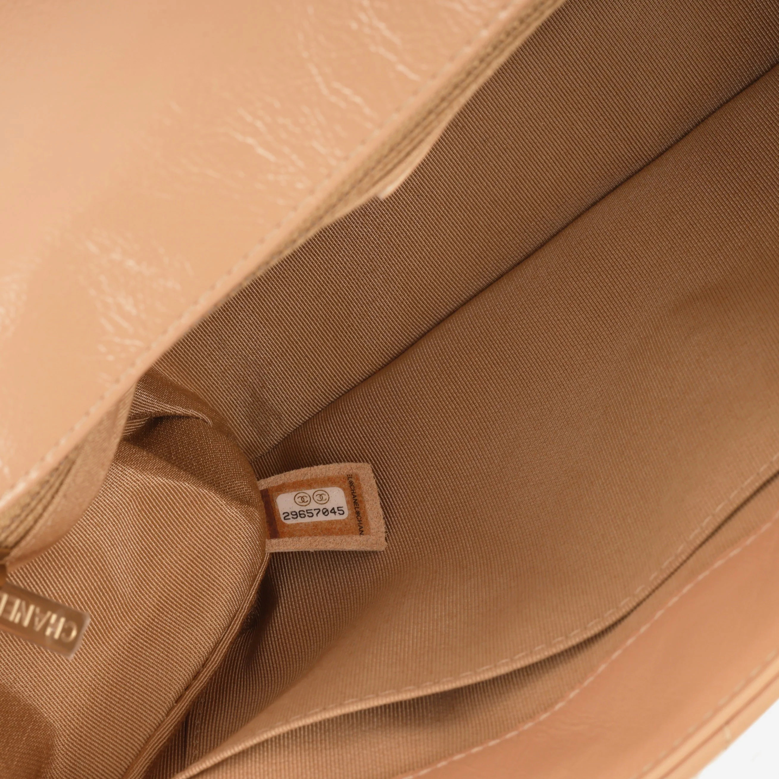 Chanel Hold The Line Flap - Caramel Shiny Crumpled Calfskin | Gold Hardware - Image 6