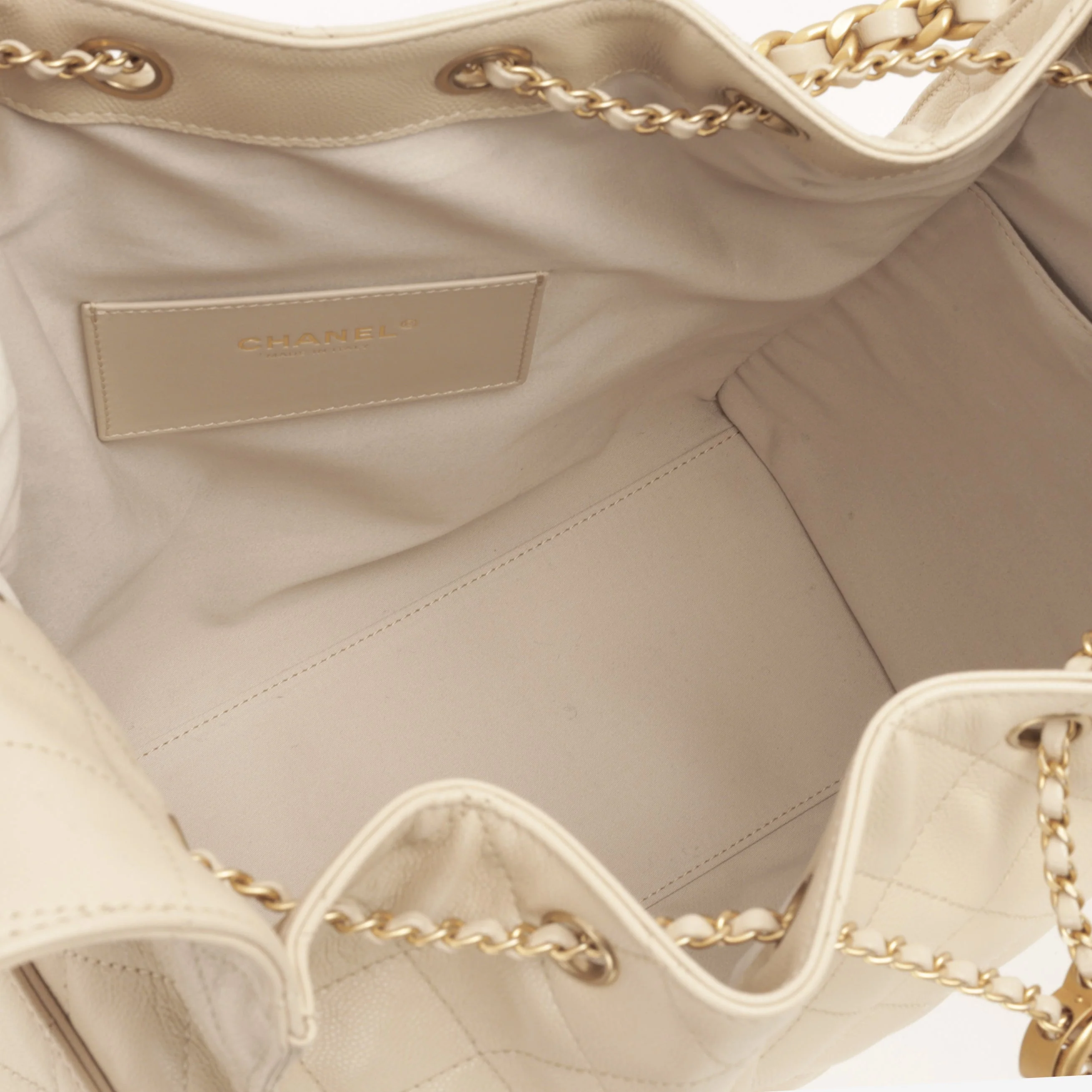 Chanel Medium 25 Hobo Bag - Beige Caviar | Gold Hardware - Image 6