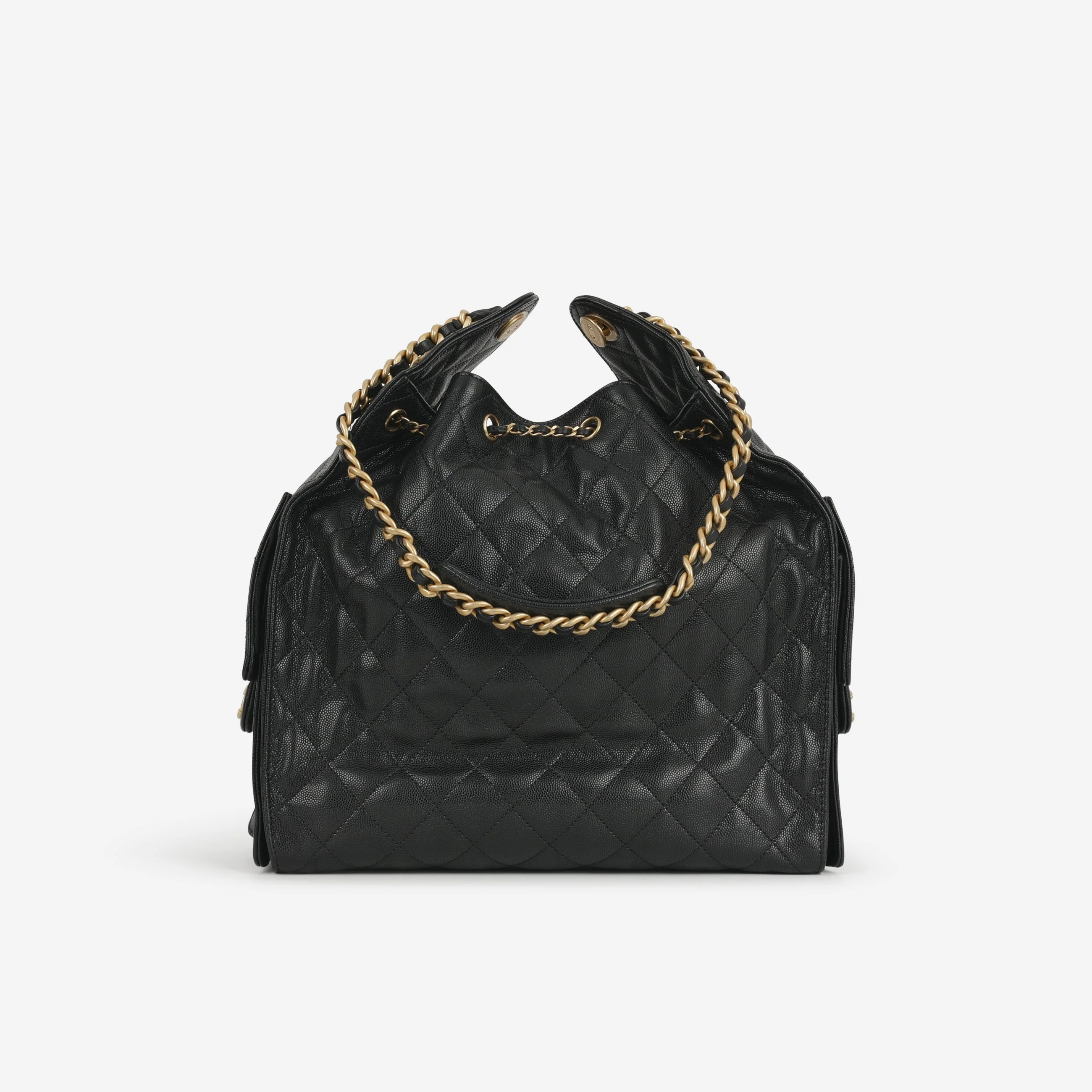Chanel Medium 25 Hobo Bag - Black Caviar | Gold Hardware - Image 3