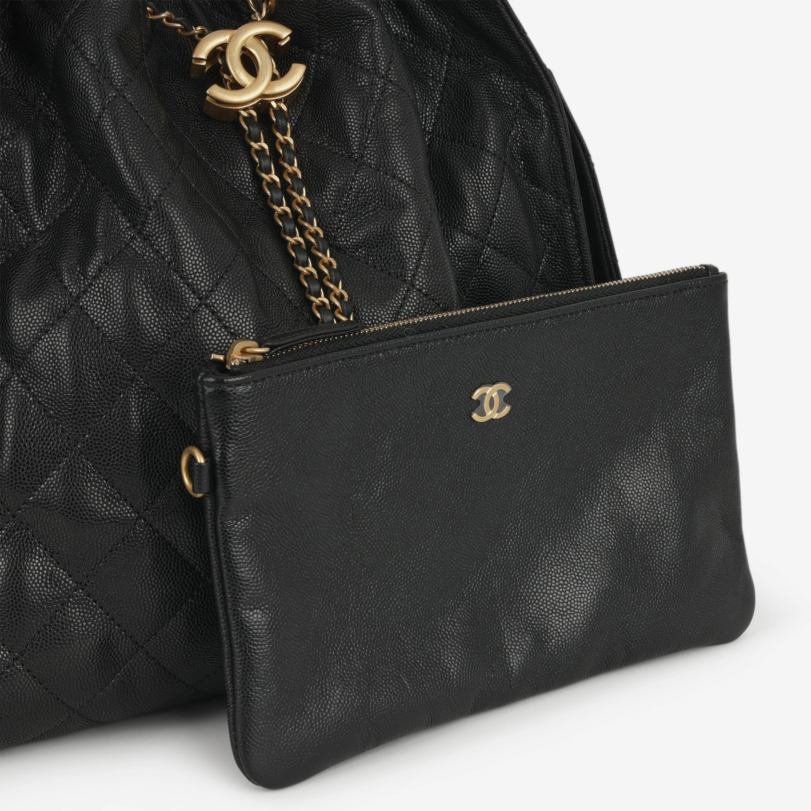 Chanel Medium 25 Hobo Bag - Black Caviar | Gold Hardware - Image 5