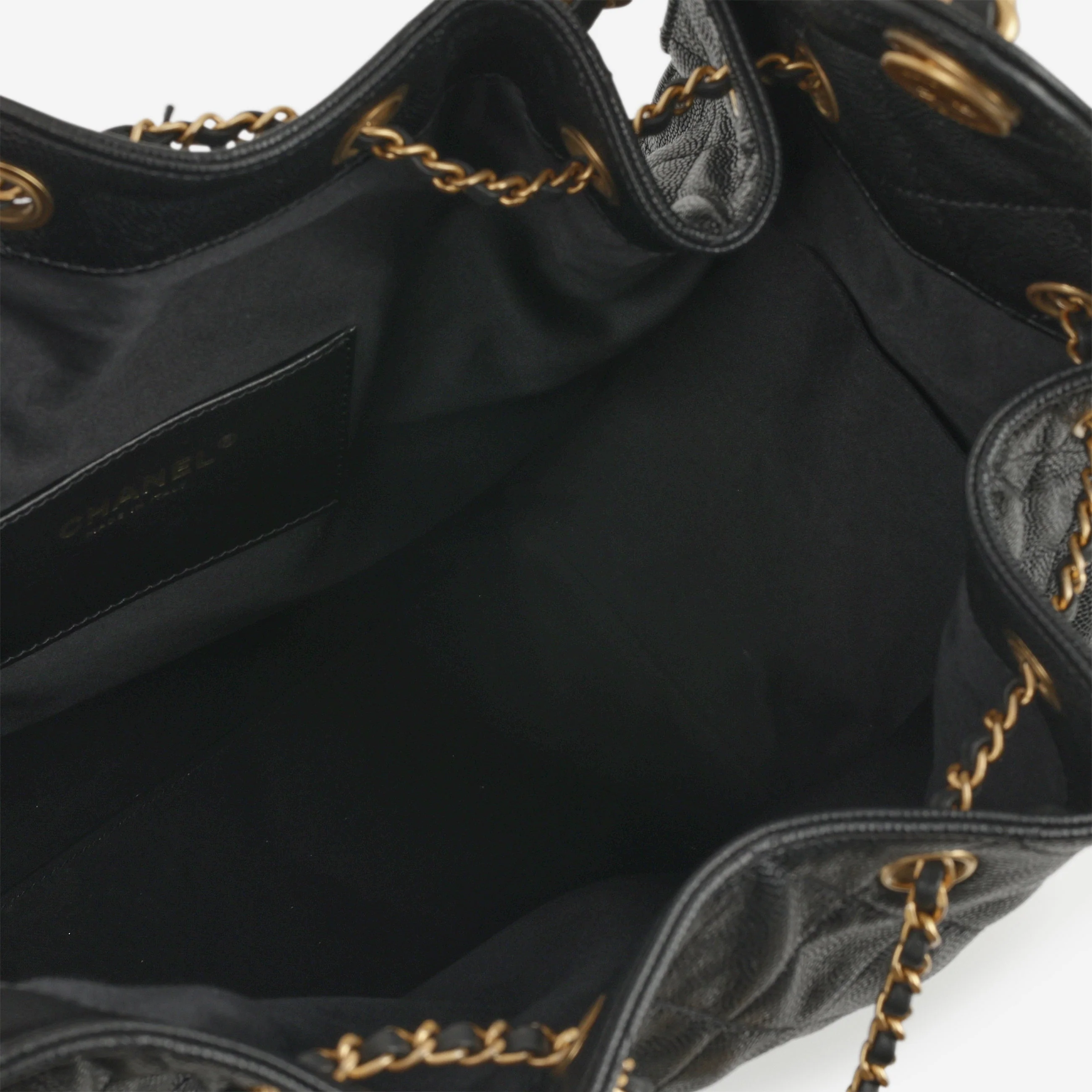 Chanel Medium 25 Hobo Bag - Black Caviar | Gold Hardware - Image 6