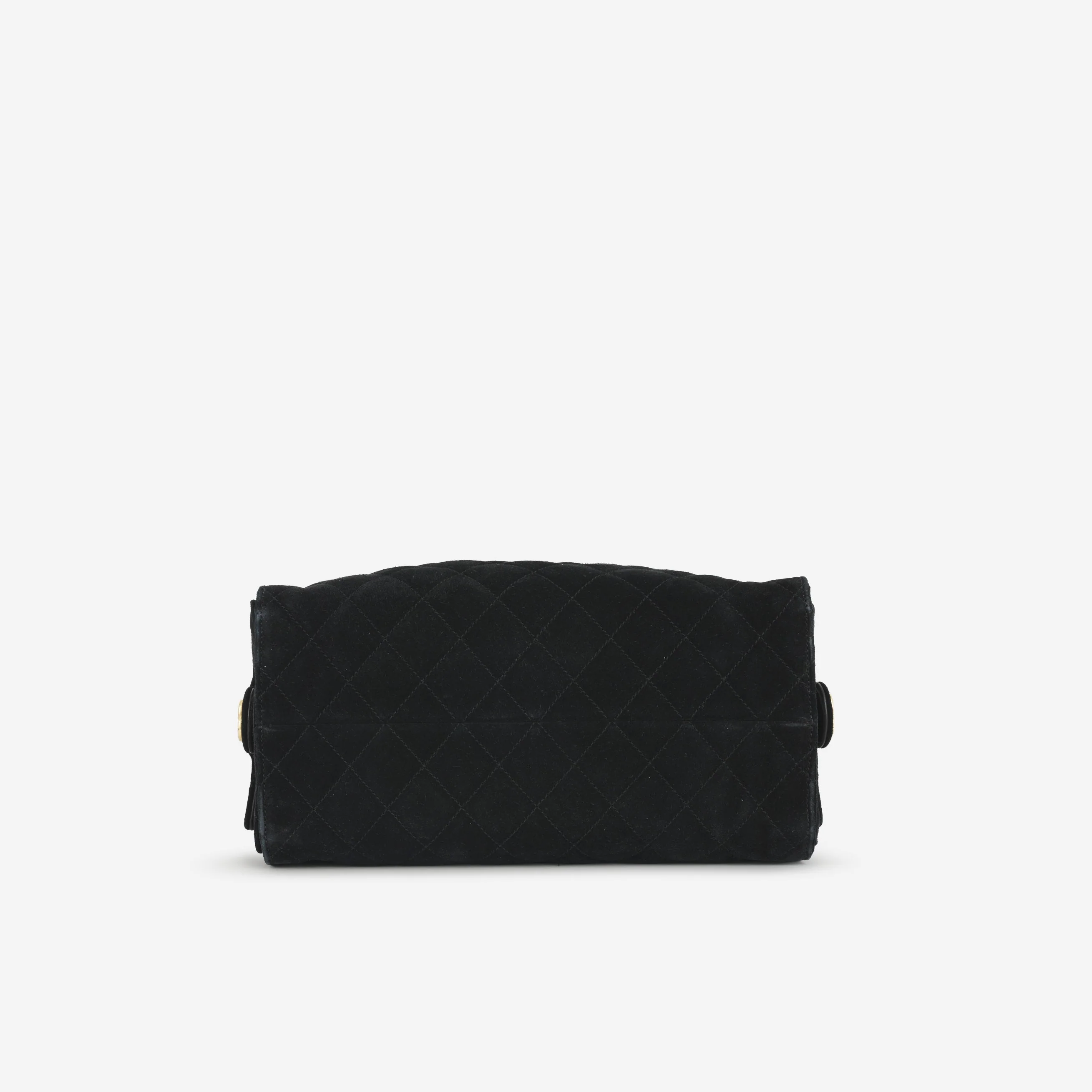 Chanel Medium 25 Hobo Bag - Black Suede | Gold Hardware - Image 4