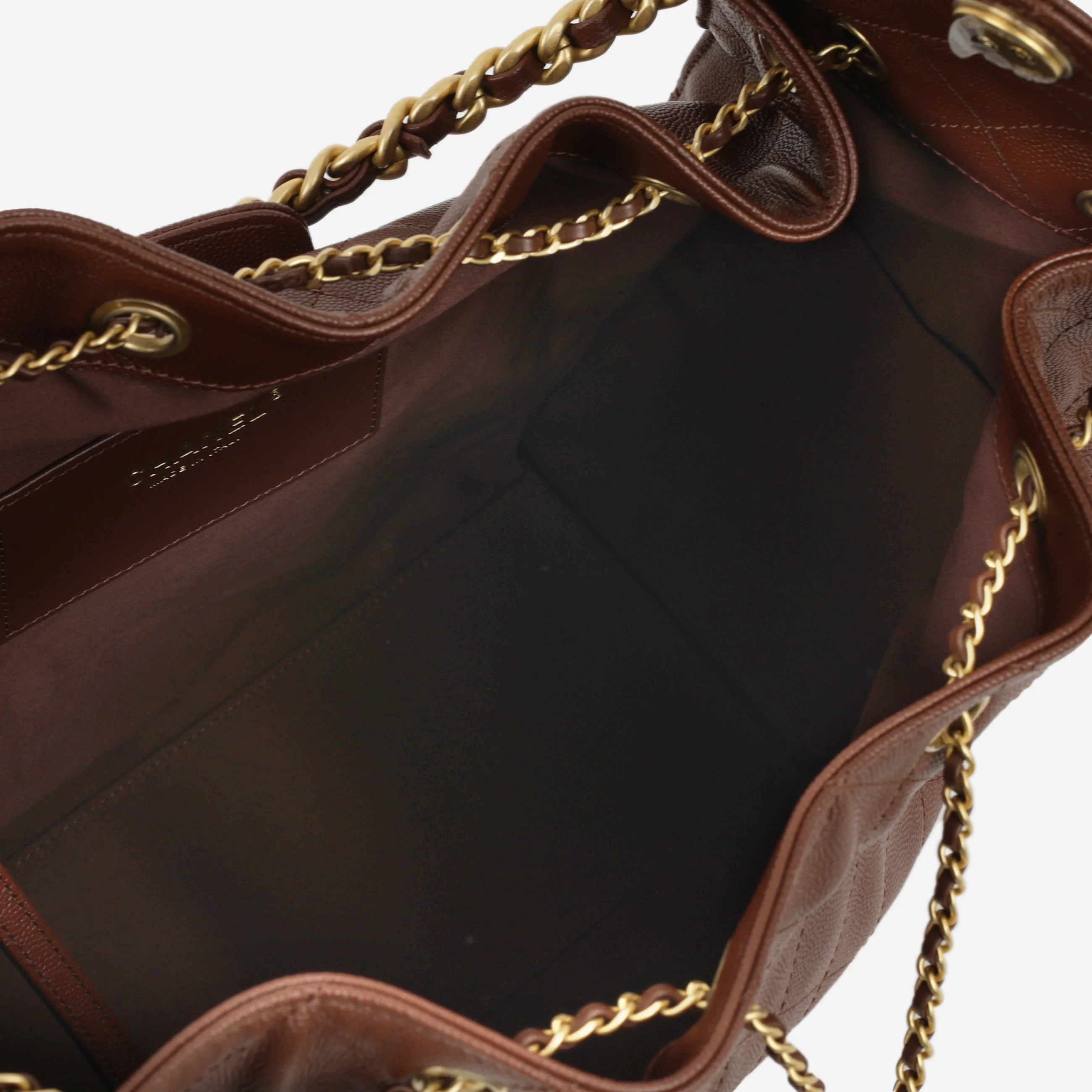 Chanel Medium 25 Hobo Bag - Brown Caviar | Aged Gold Hardware - Image 7