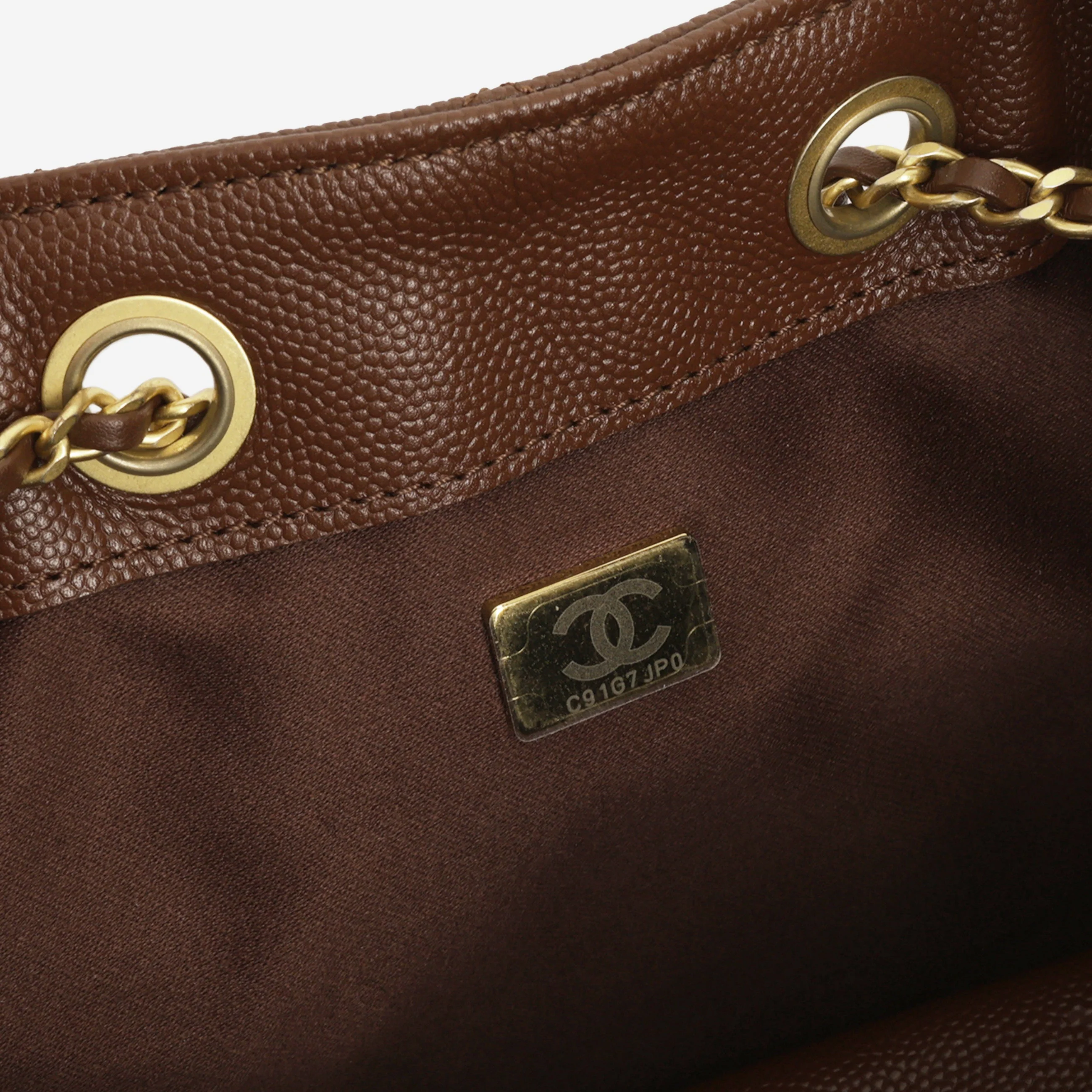 Chanel Medium 25 Hobo Bag - Brown Caviar | Aged Gold Hardware - Image 8