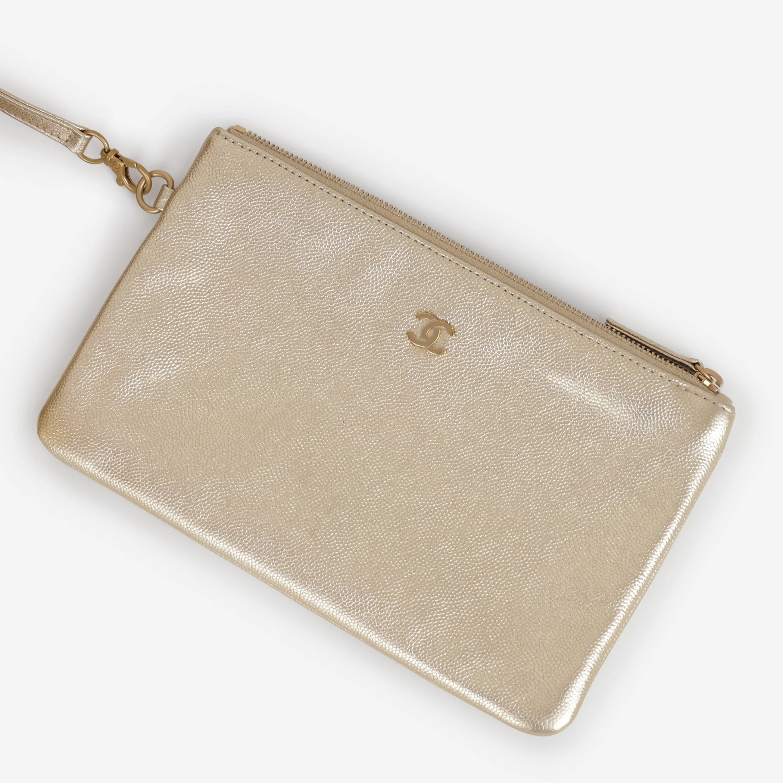 Chanel Medium 25 Hobo Bag - Champagne Gold Caviar | Gold Hardware - Image 6