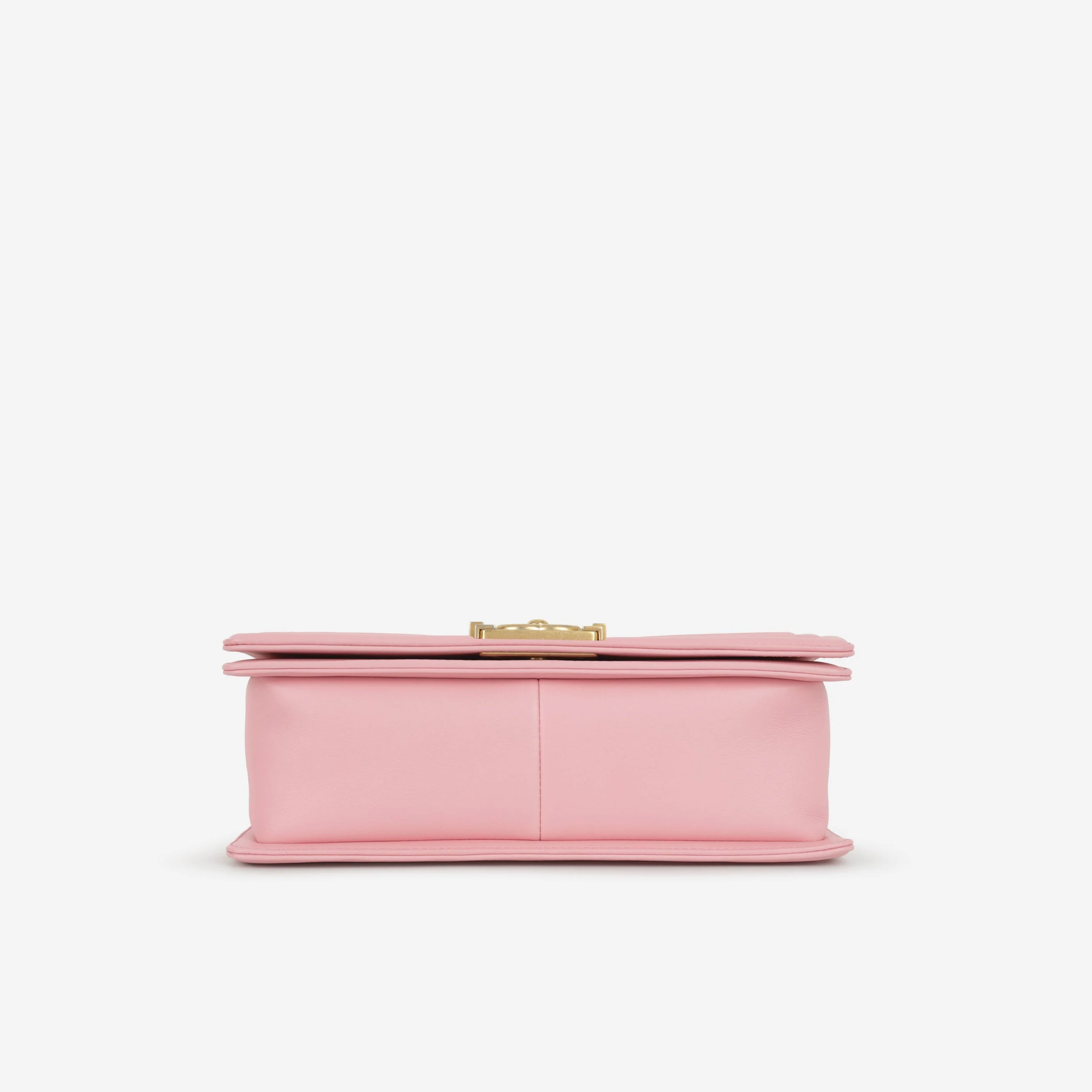 Chanel Medium Boy Bag - Pink Lambskin | Aged Gold Hardware - Image 4