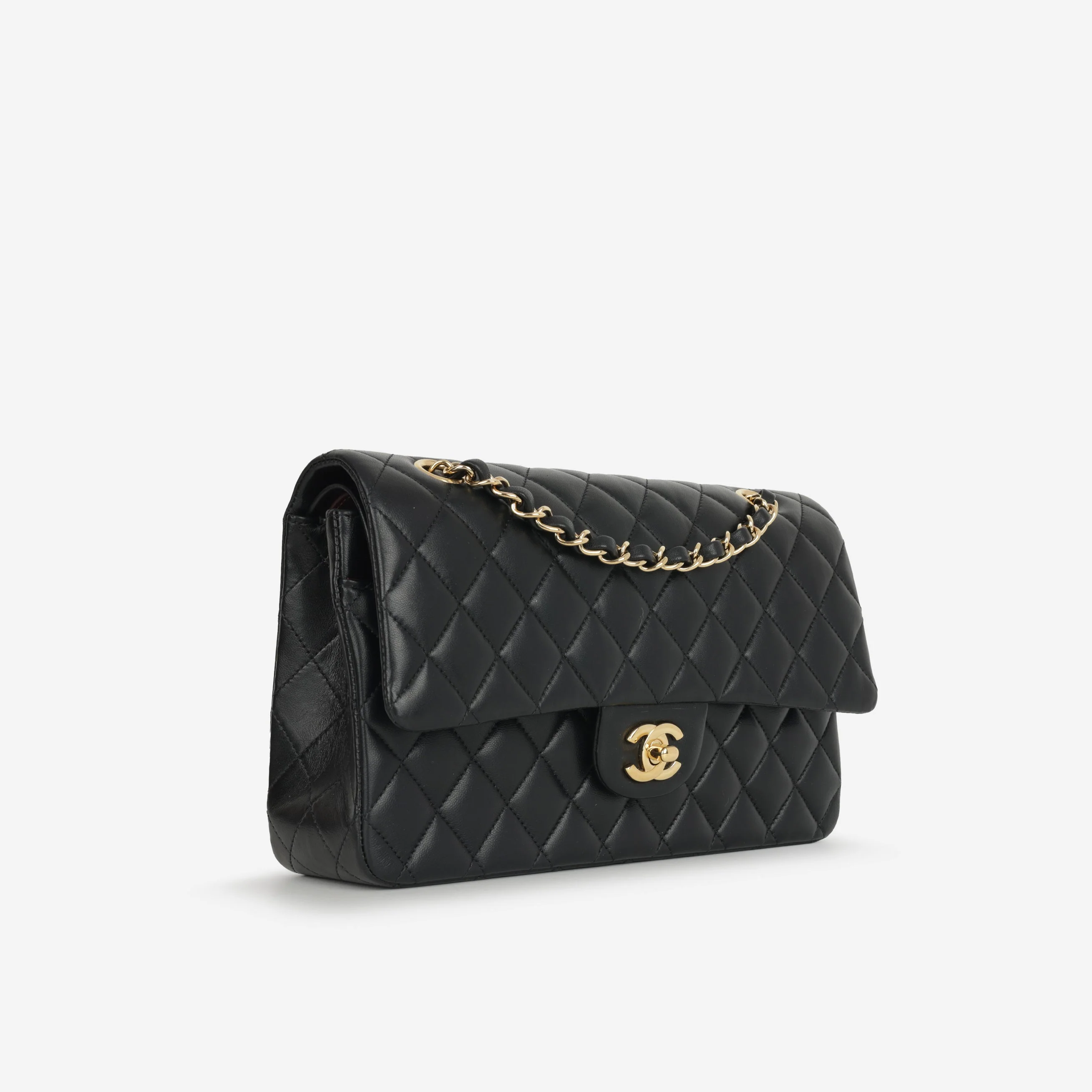 Chanel Medium Classic Flap - Black Lambskin | Gold Hardware (2022) - Image 2