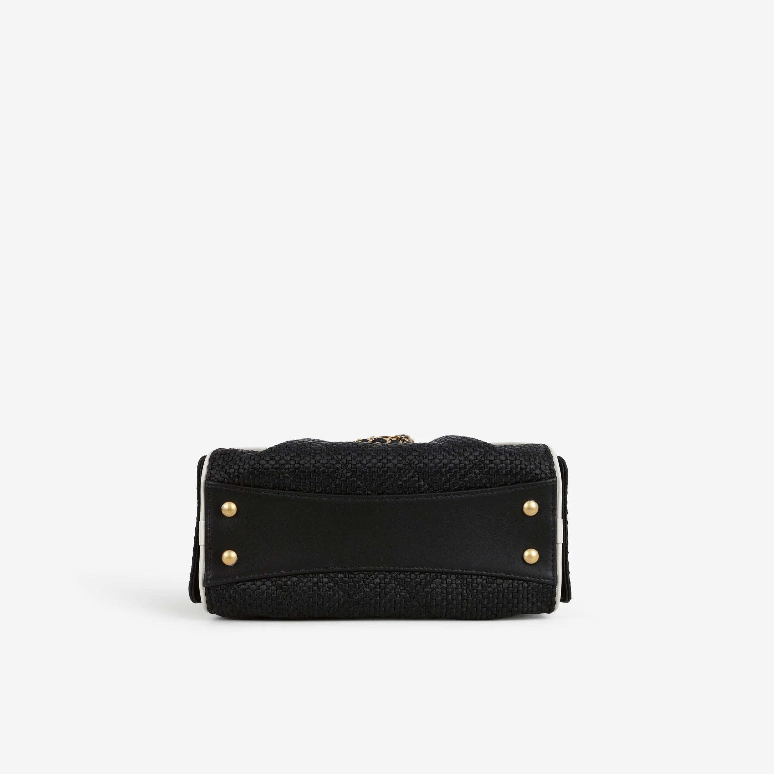 Chanel Mini 25 Hobo - Black Raffia | Gold Hardware - Image 5