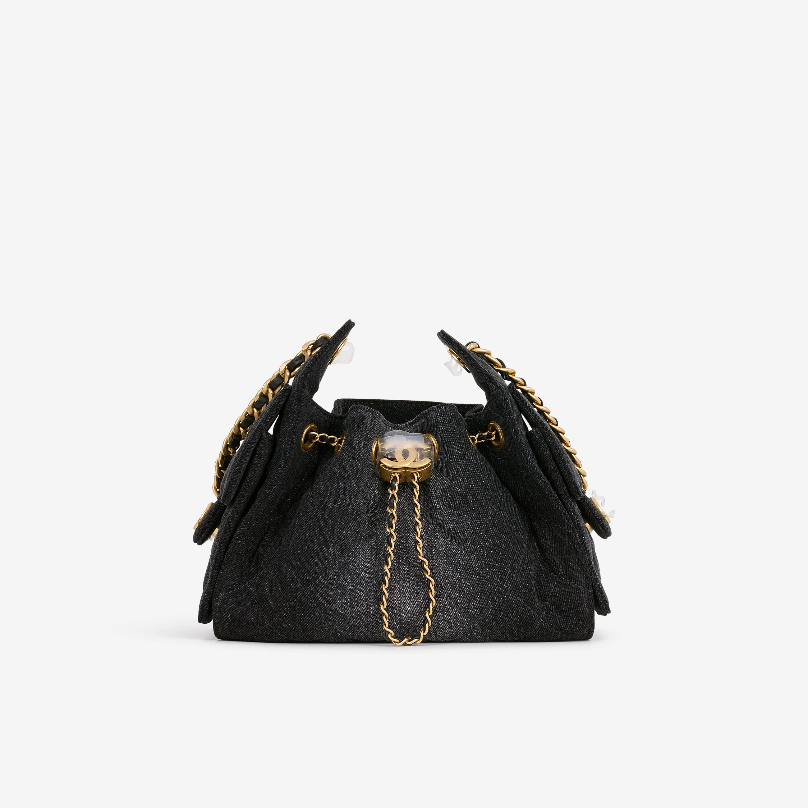 Chanel Mini 25 Hobo - Dark Denim Ombre | Aged Gold Hardware