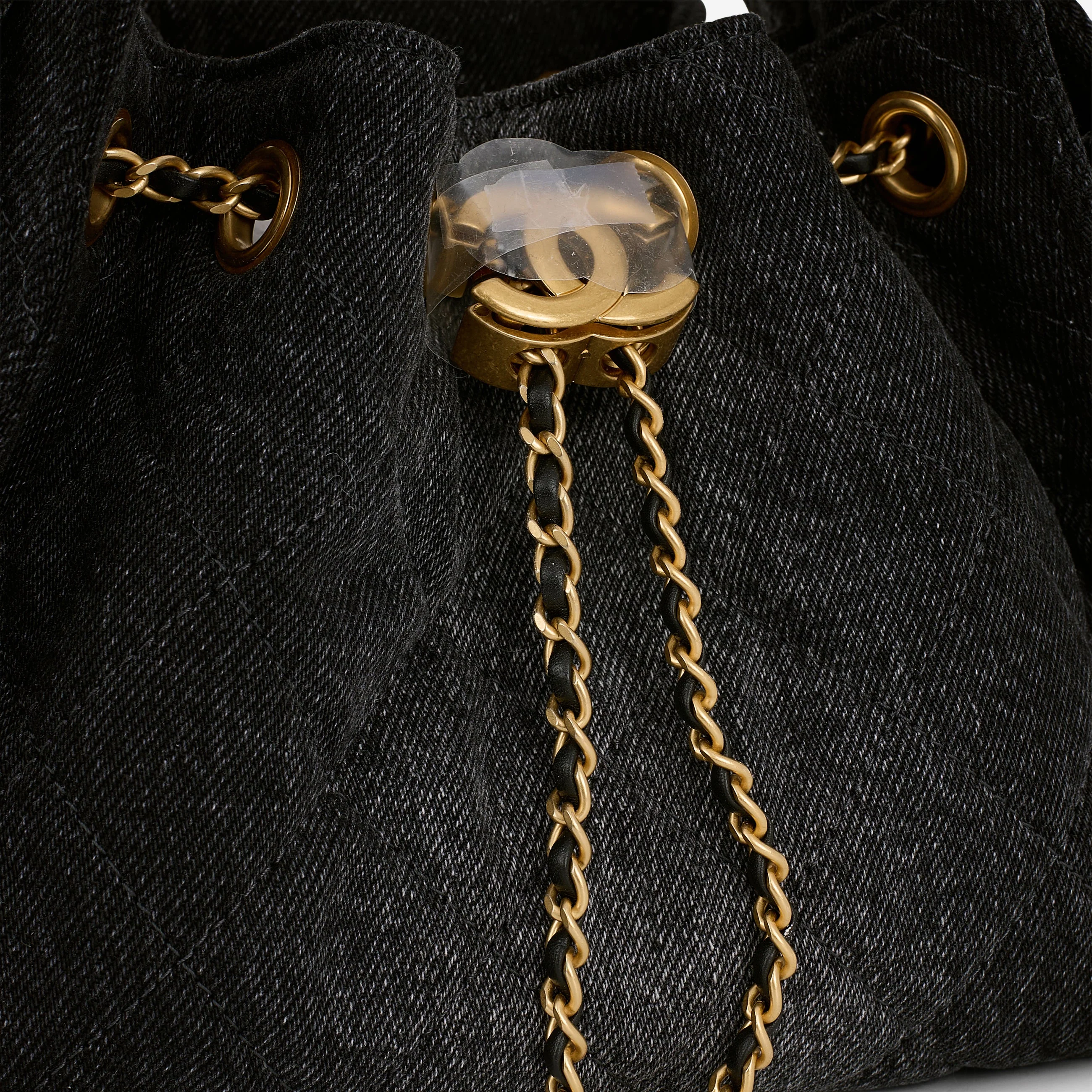 Chanel Mini 25 Hobo - Dark Denim Ombre | Aged Gold Hardware - Image 3