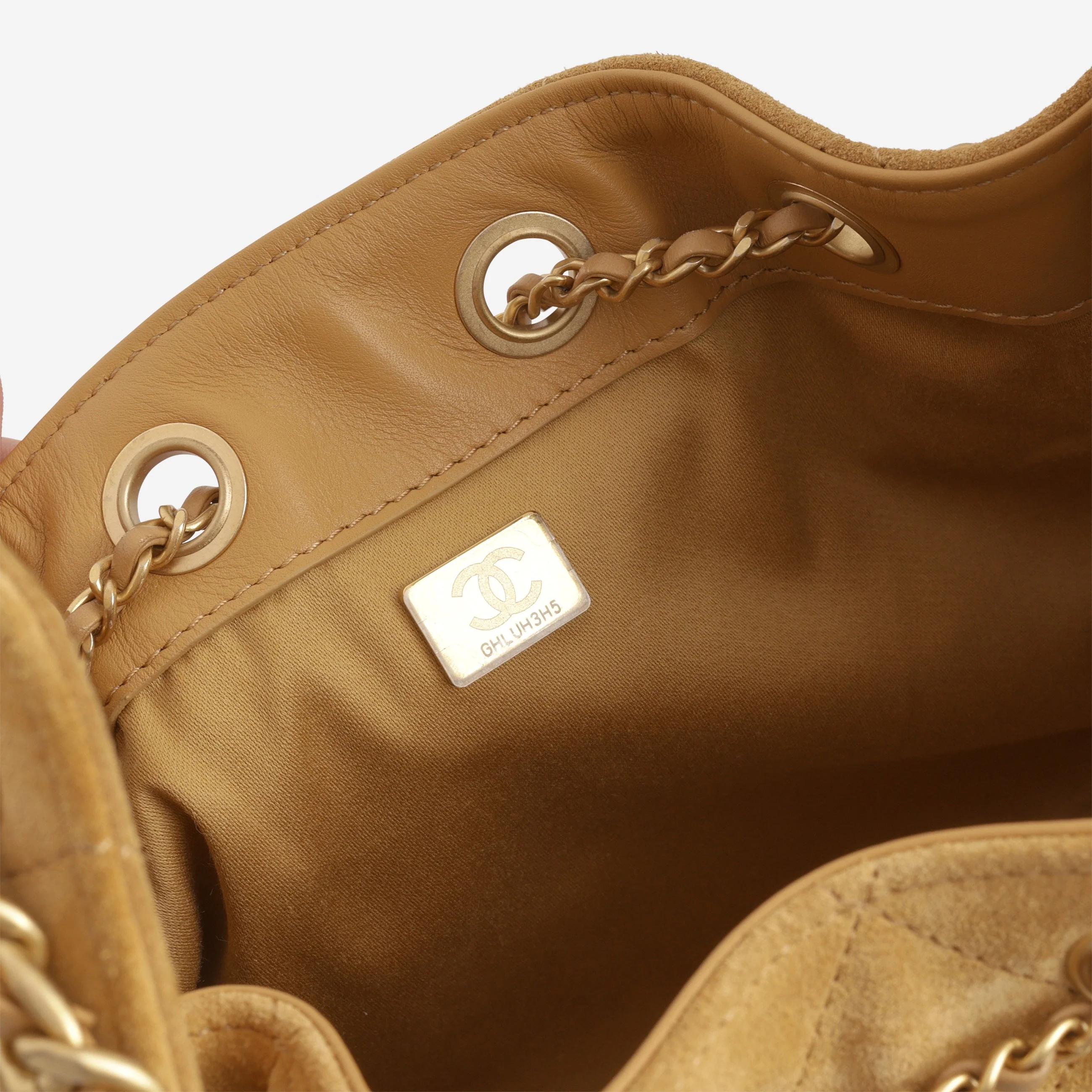 Chanel Mini 25 Hobo - Mustard Yellow Suede | Gold Hardware - Image 8