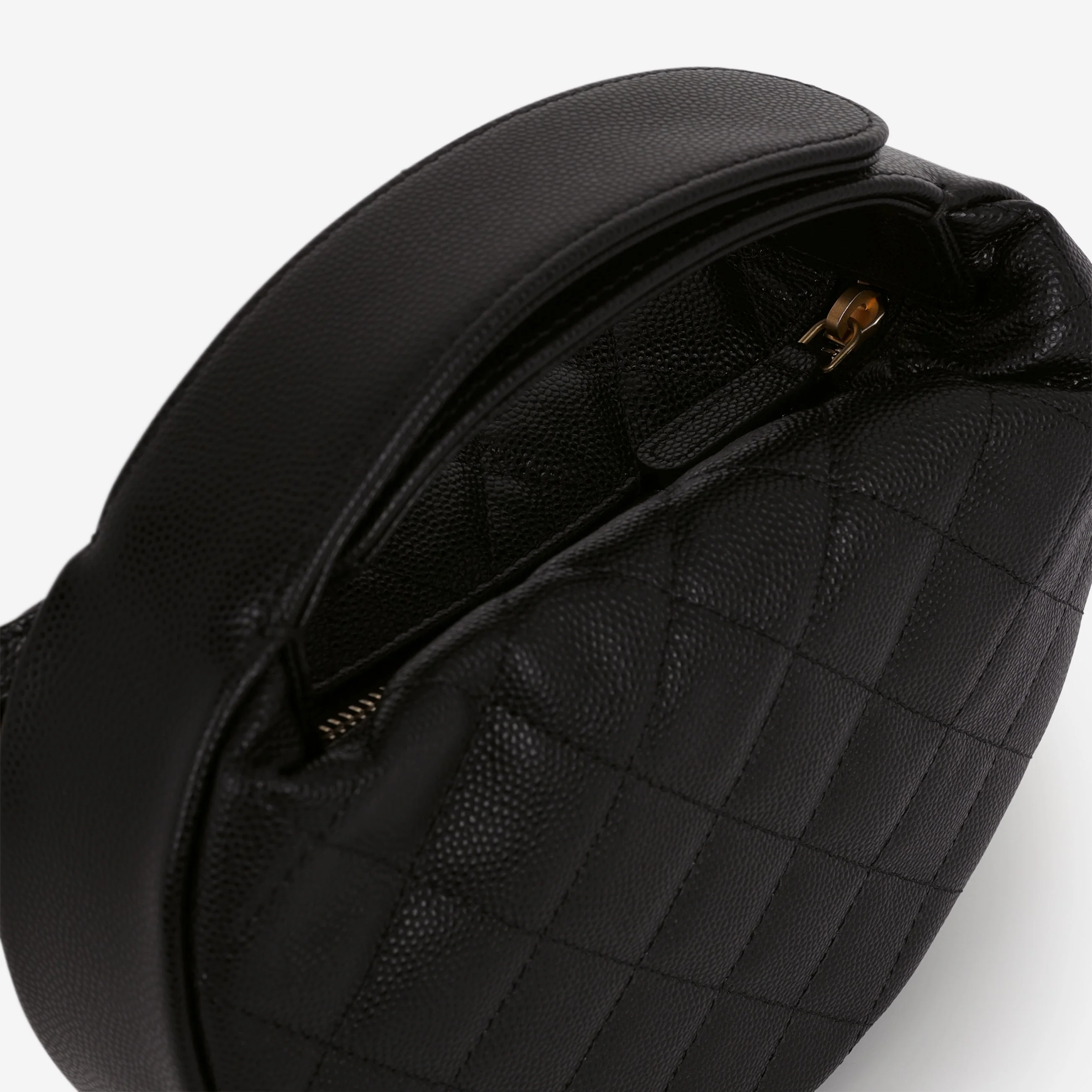 Chanel Mini Bow Hobo Pouch - Black Caviar | Gold Hardware - Image 5