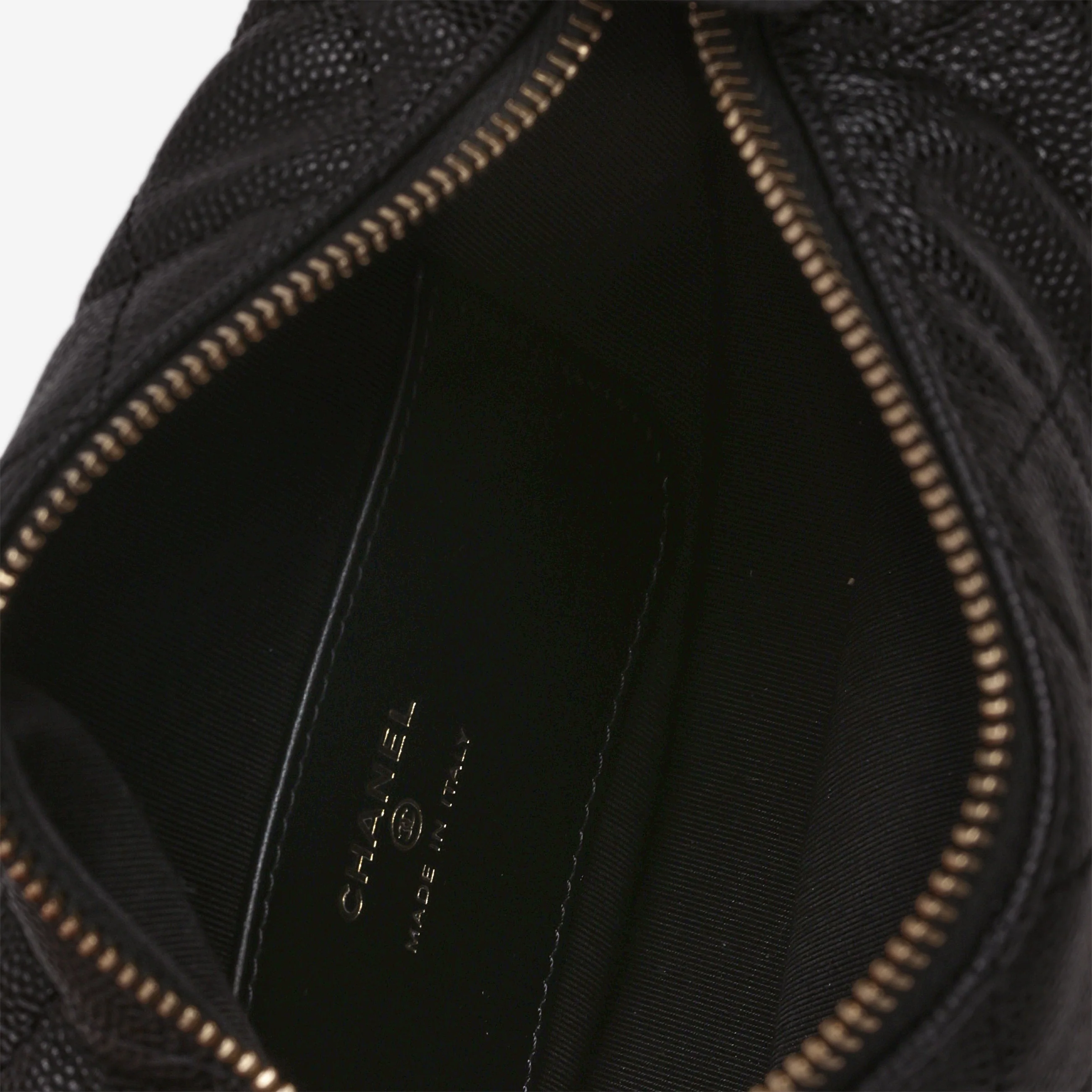 Chanel Mini Bow Hobo Pouch - Black Caviar | Gold Hardware - Image 6