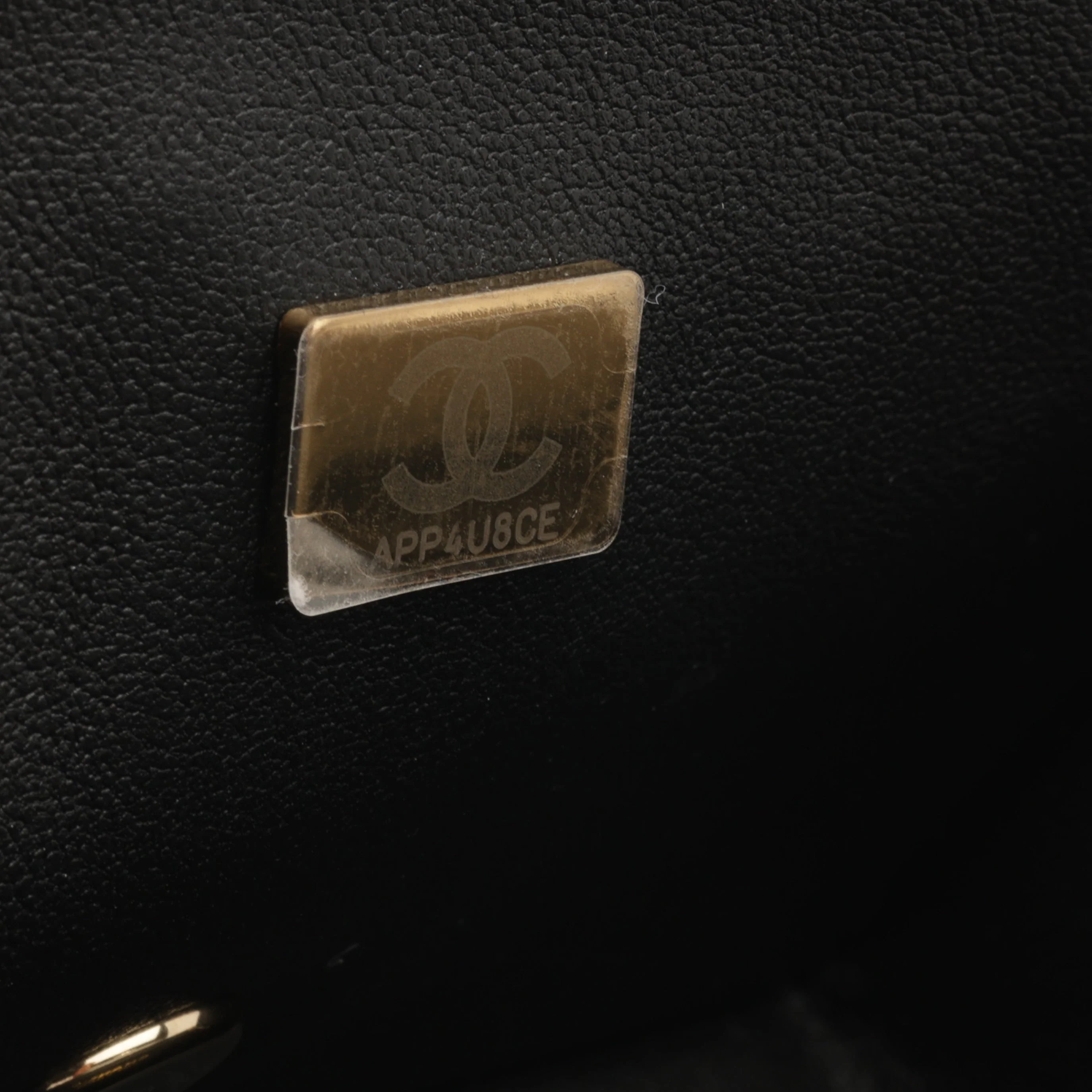 Chanel Mini Rectangular Top Handle | Champagne Gold Hardware - Image 7