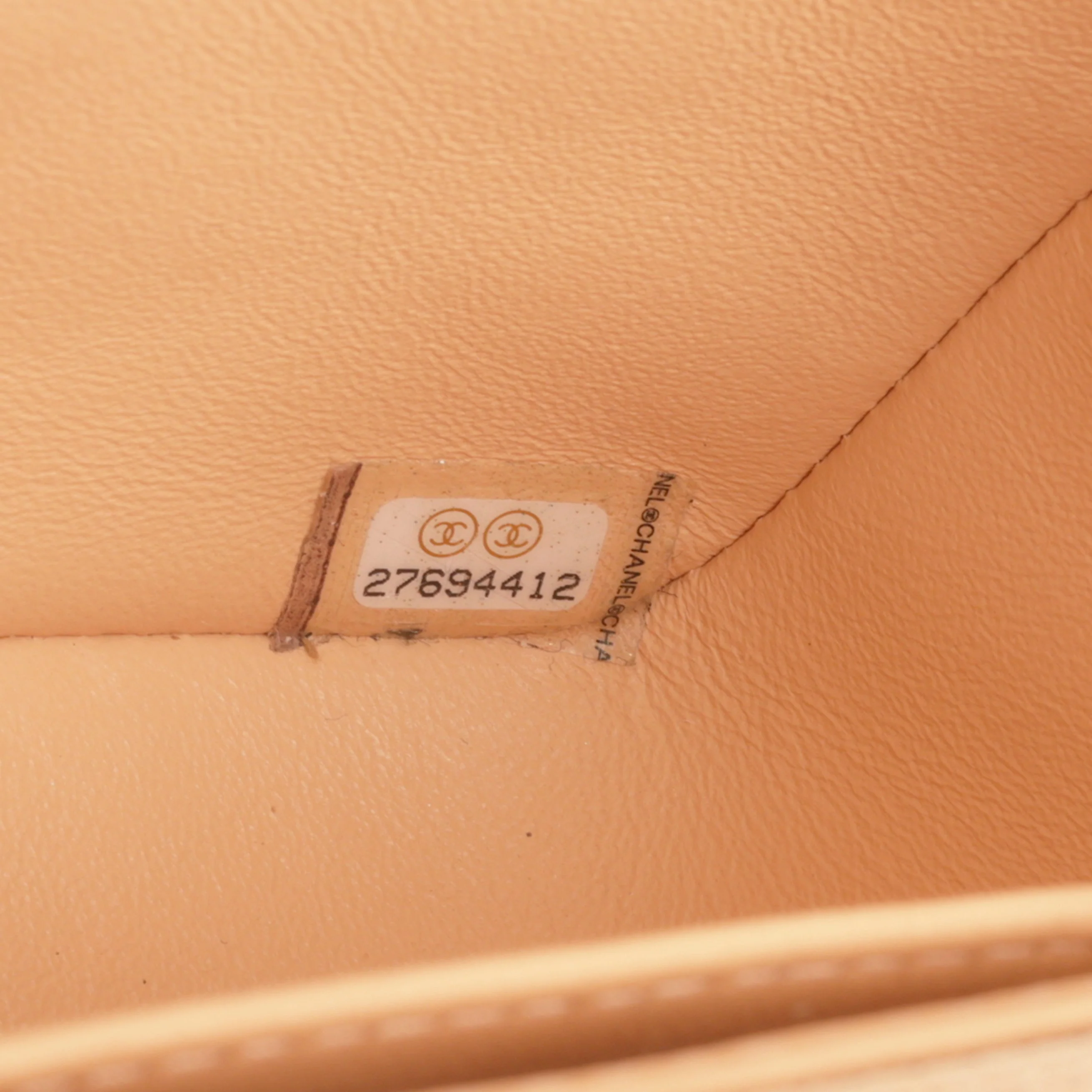 Chanel Mini Square - Beige Lambskin | Gold Hardware - Image 7