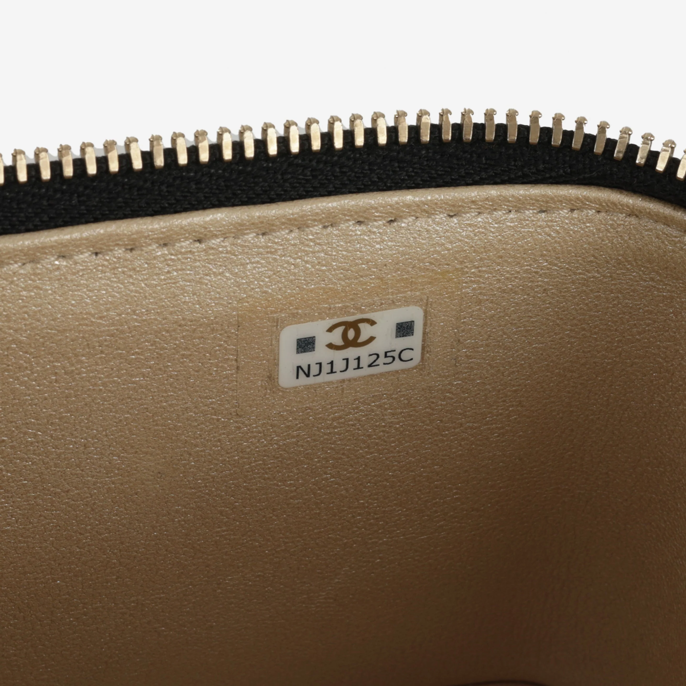 Chanel Mini Square Vanity on Chain - Black Lambskin | Gold Hardware - Image 6
