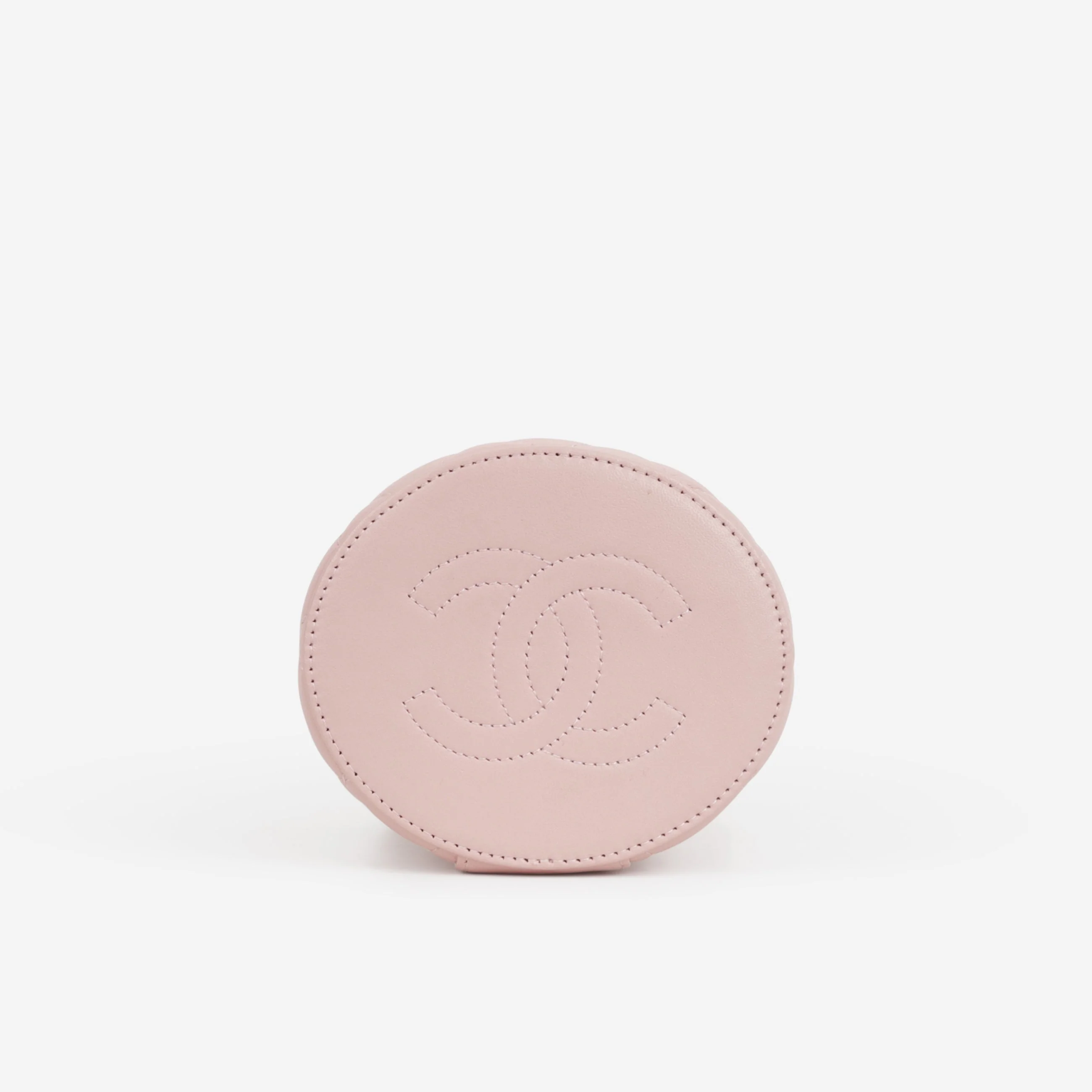 Chanel Mini Top Handle Vanity With Chain - Pink Lambskin | Gold Hardware - Image 4