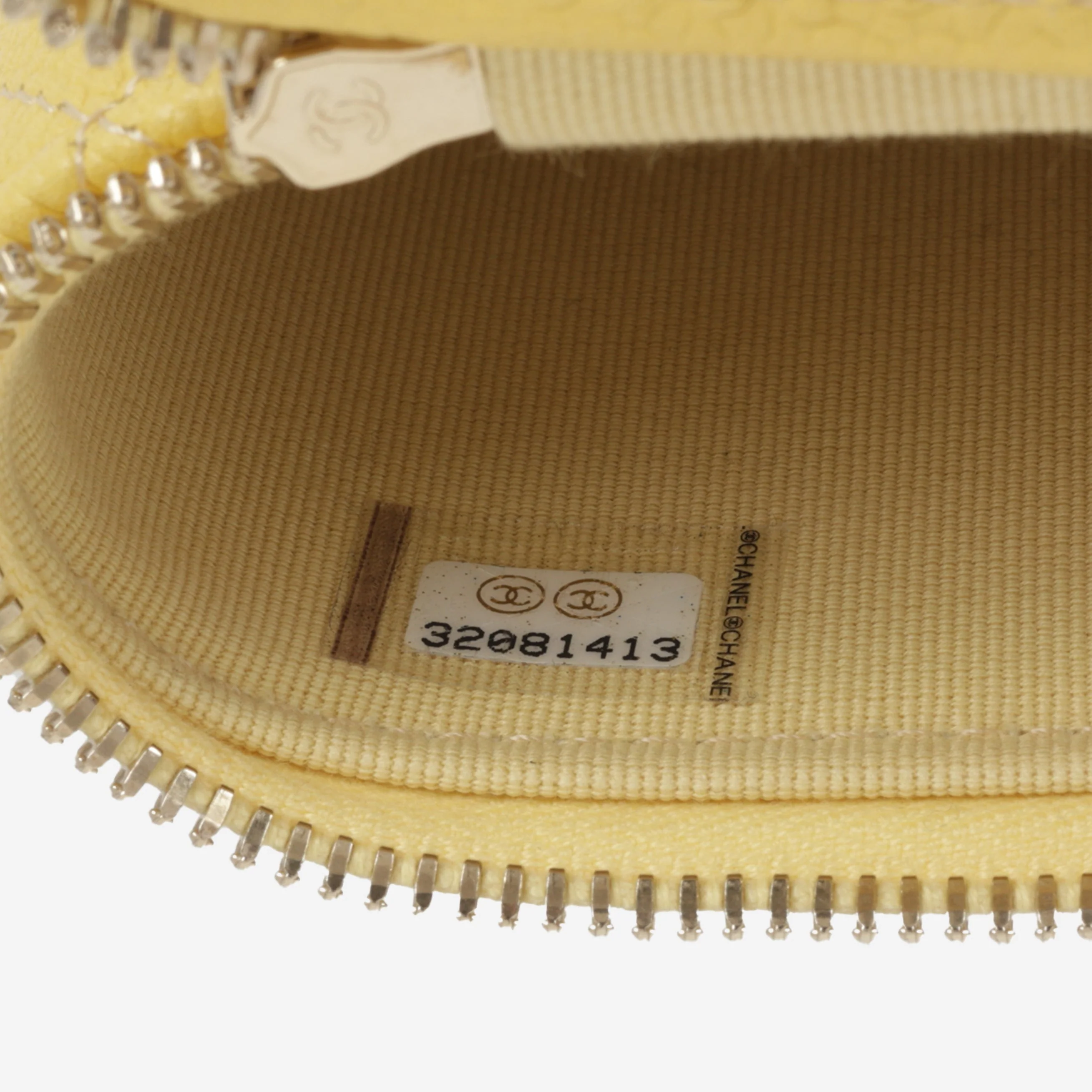 Chanel Mini Vertical Vanity on Chain - Yellow Caviar | Champagne Gold Hardware - Image 6