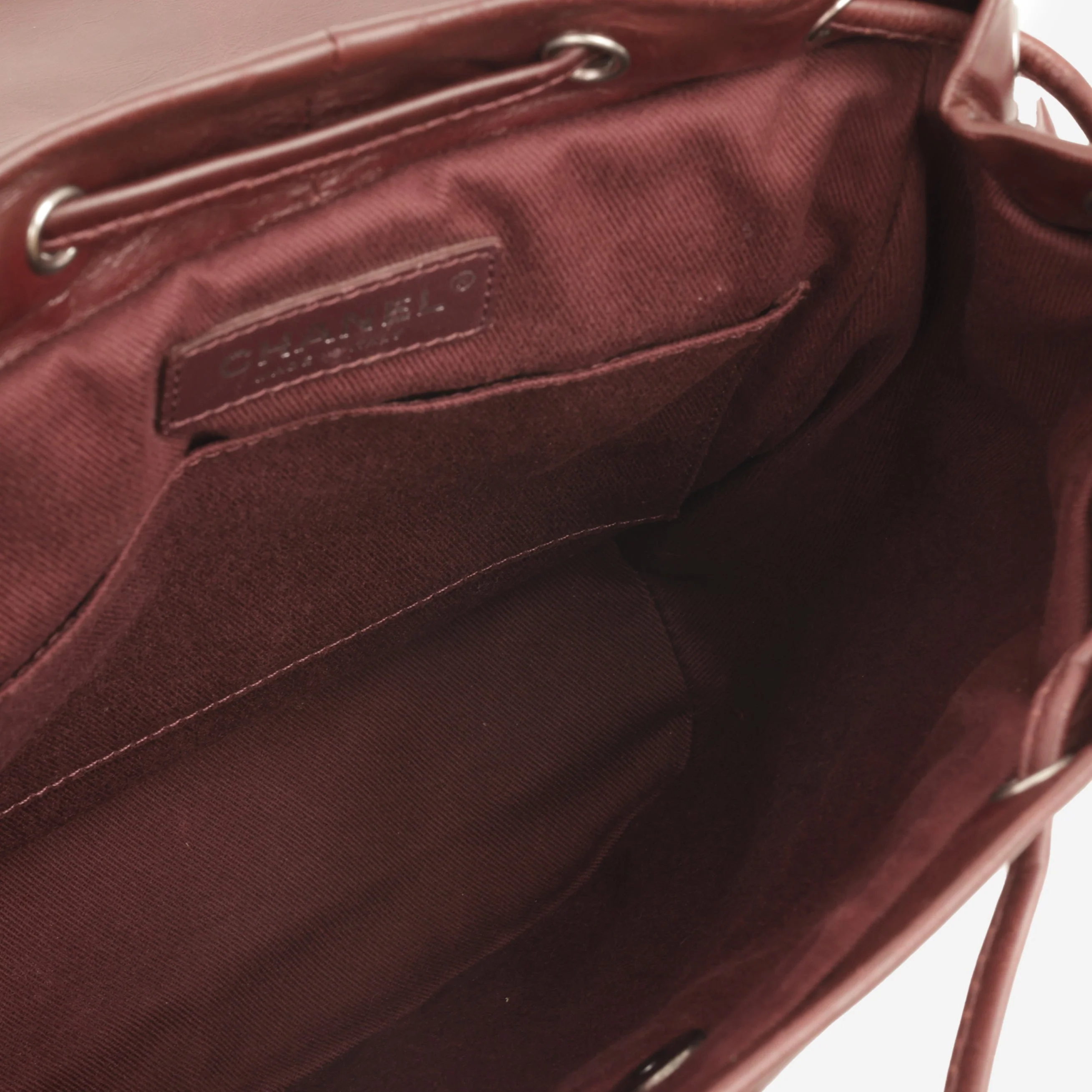 Chanel Mountain Backpack - Burgundy Calfskin | Ruthenium Hardware - Image 5