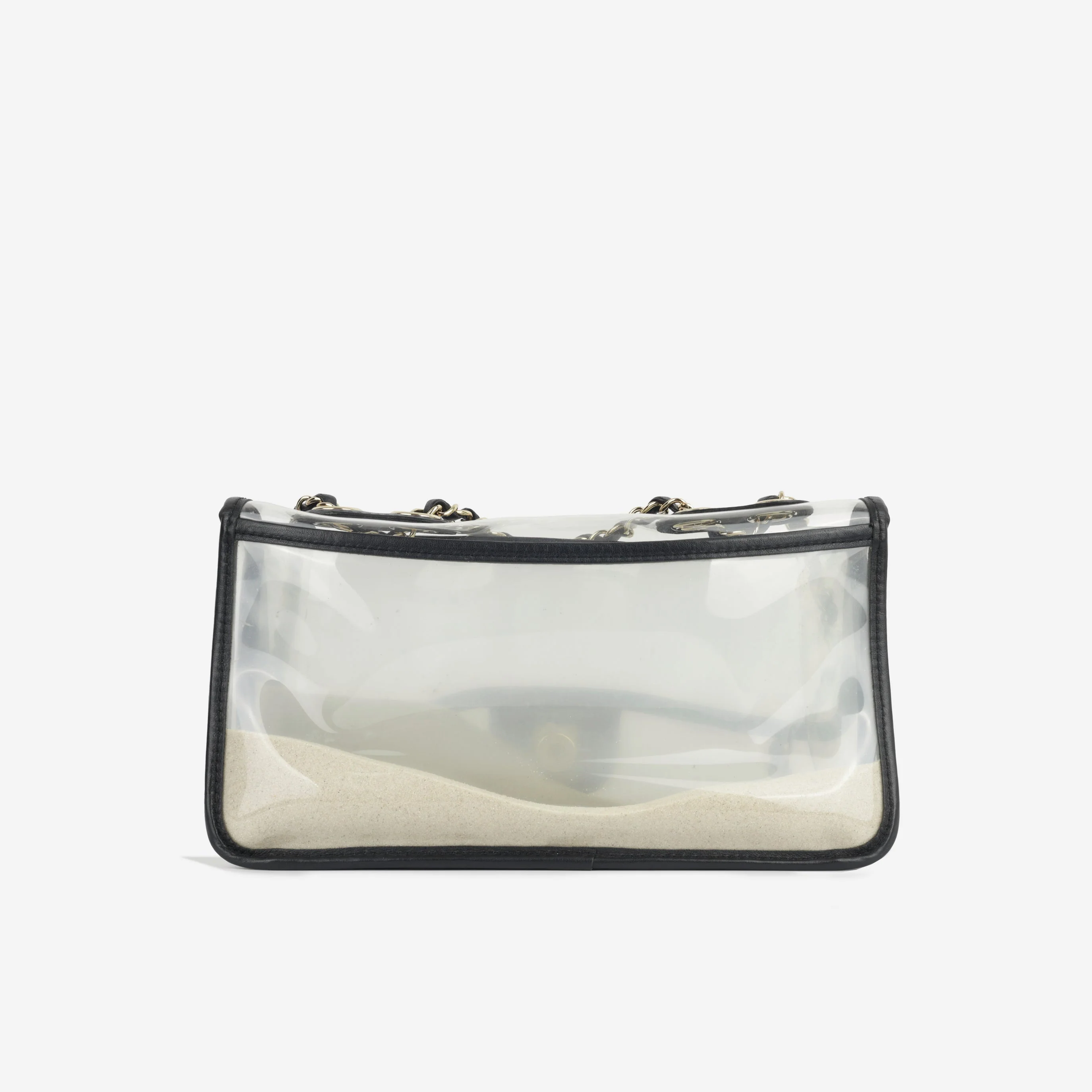 Chanel Sand by The Sea Flap - Clear PVC | Champagne Gold Hardware - Image 4
