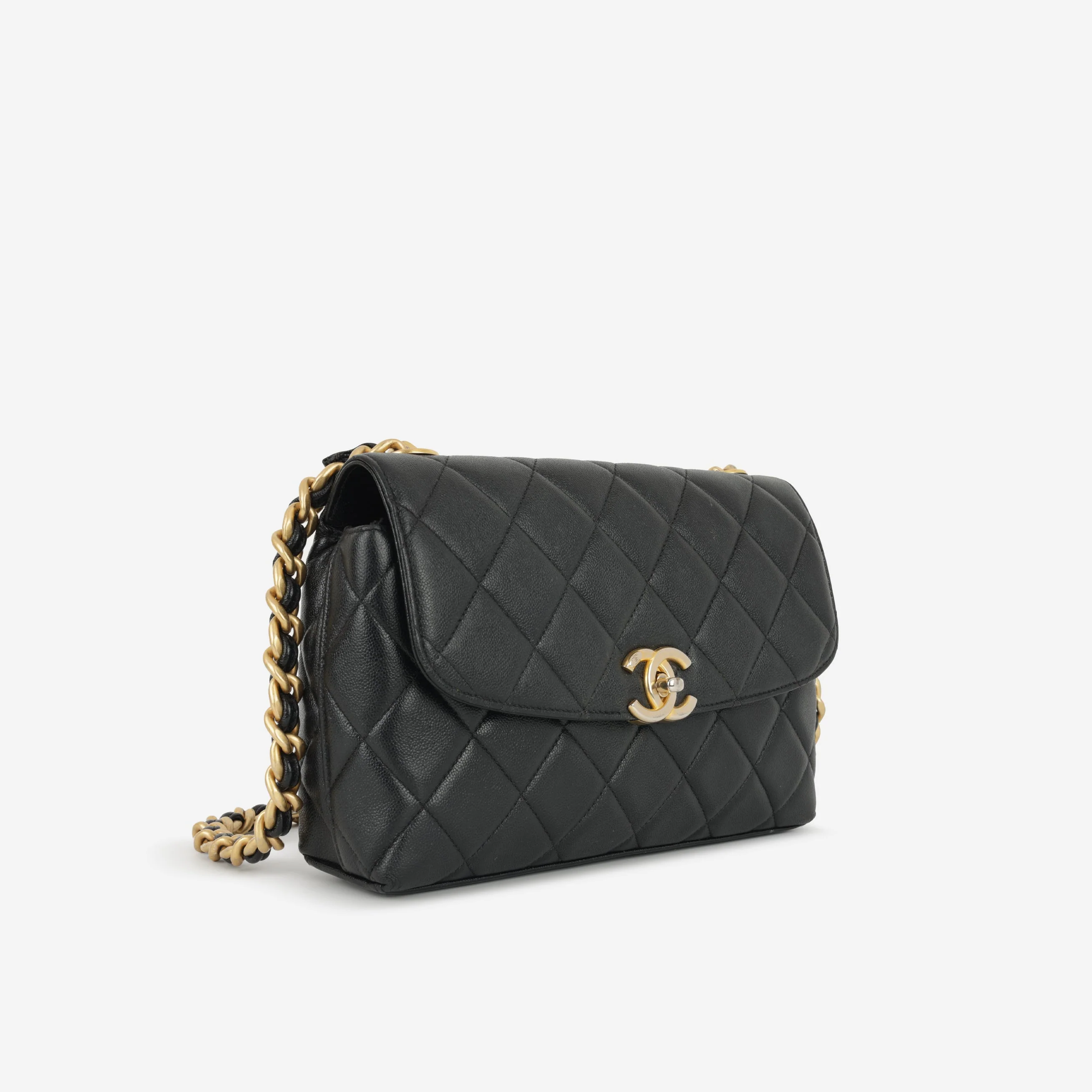 Chanel Seasonal 2023 Flap Bag - Black Caviar | Gold Hardware - Image 2