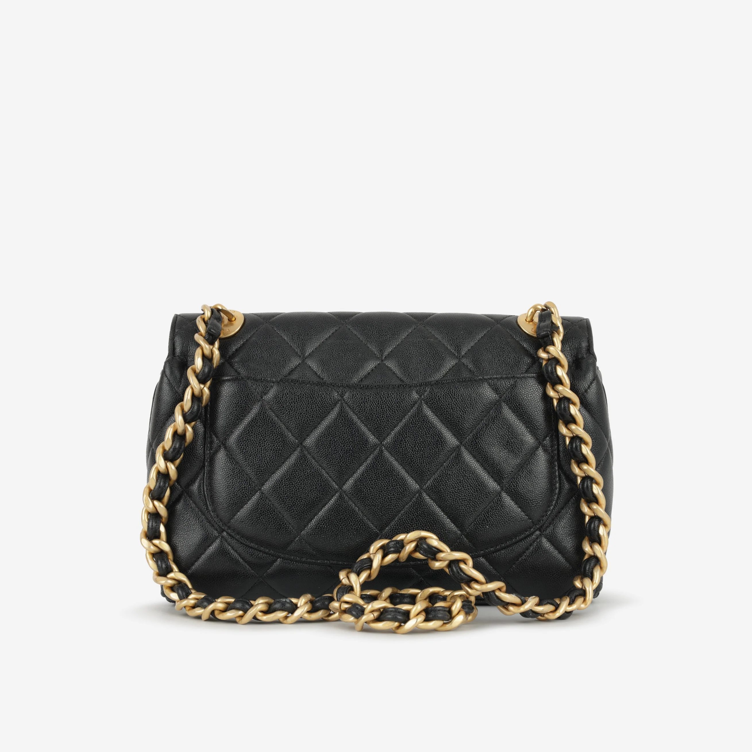 Chanel Seasonal 2023 Flap Bag - Black Caviar | Gold Hardware - Image 3