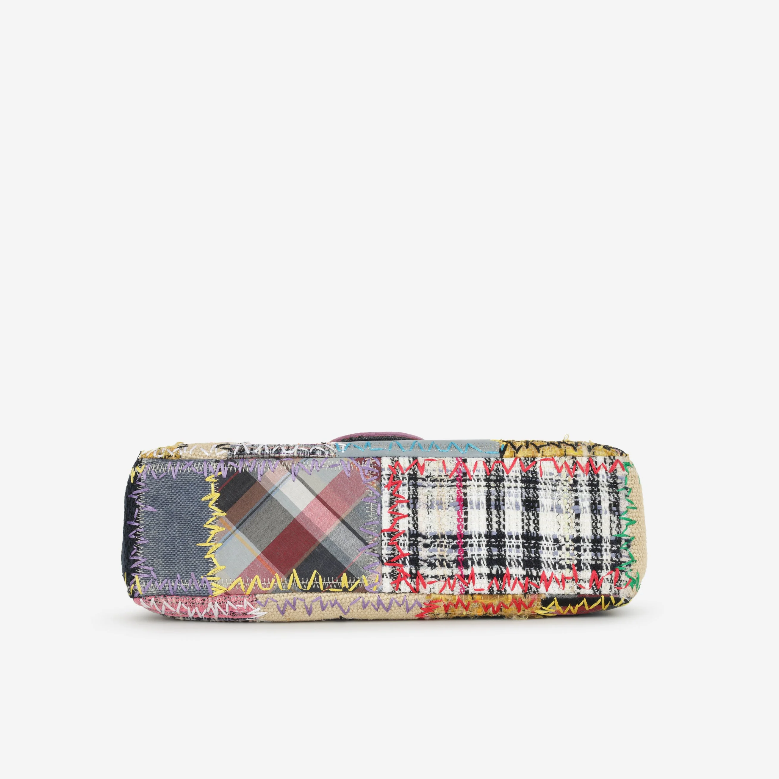 Chanel Single Flap Jumbo - Multi Patchwork | Silver Hardware - Image 4