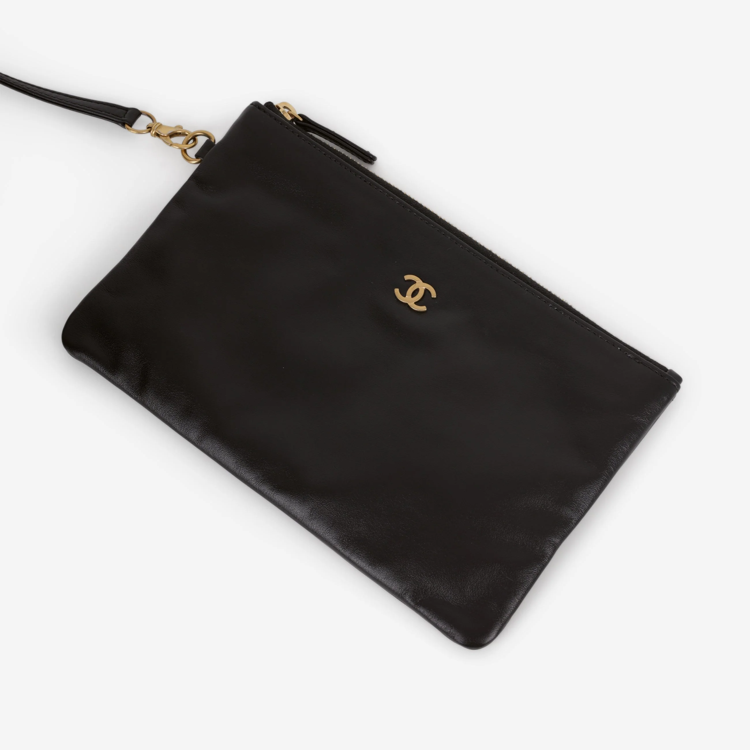 Chanel Small 22 Tote - Black Calfskin | Gold Hardware - Image 7
