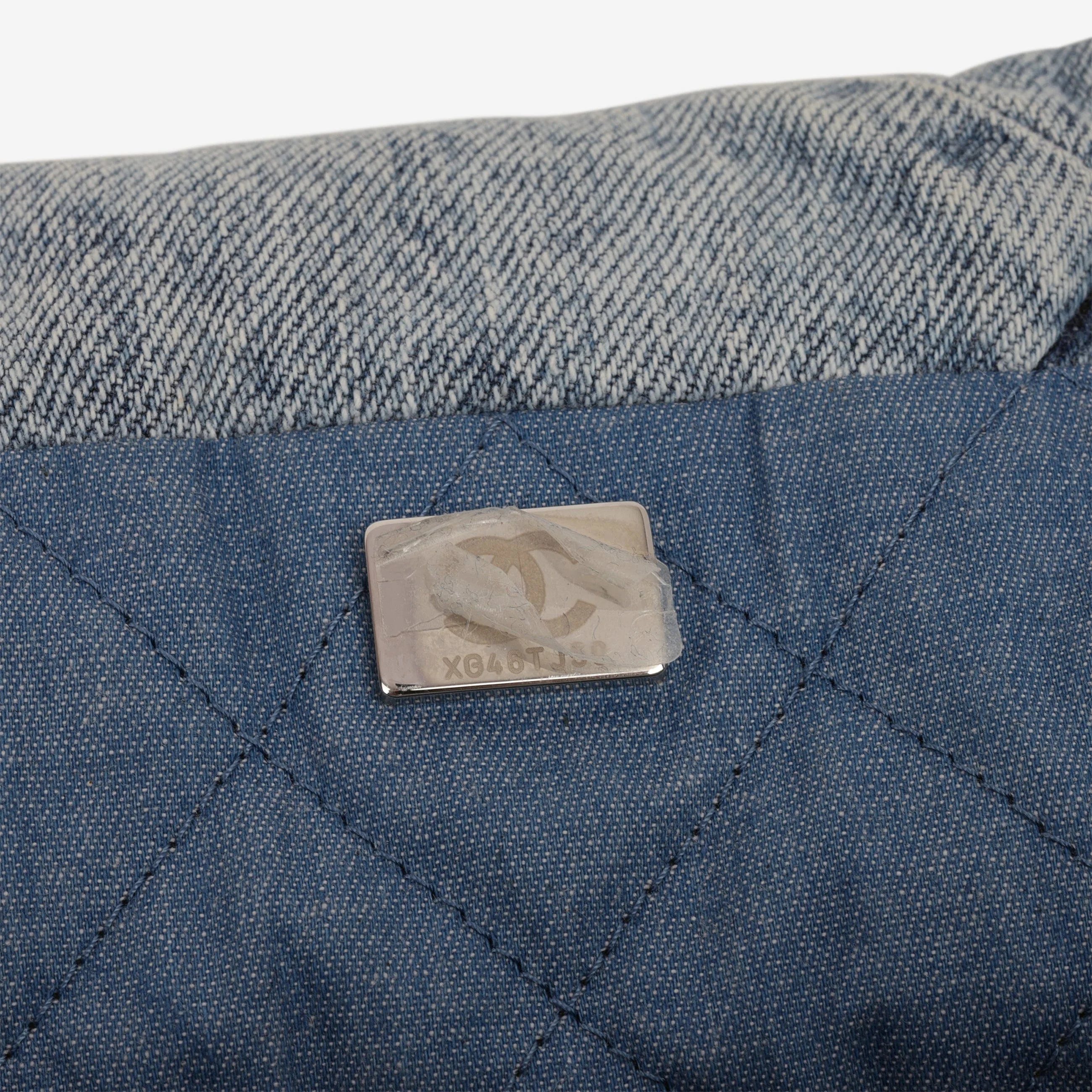 Chanel Small 22 Tote - Ombre Denim | Silver Hardware - Image 7