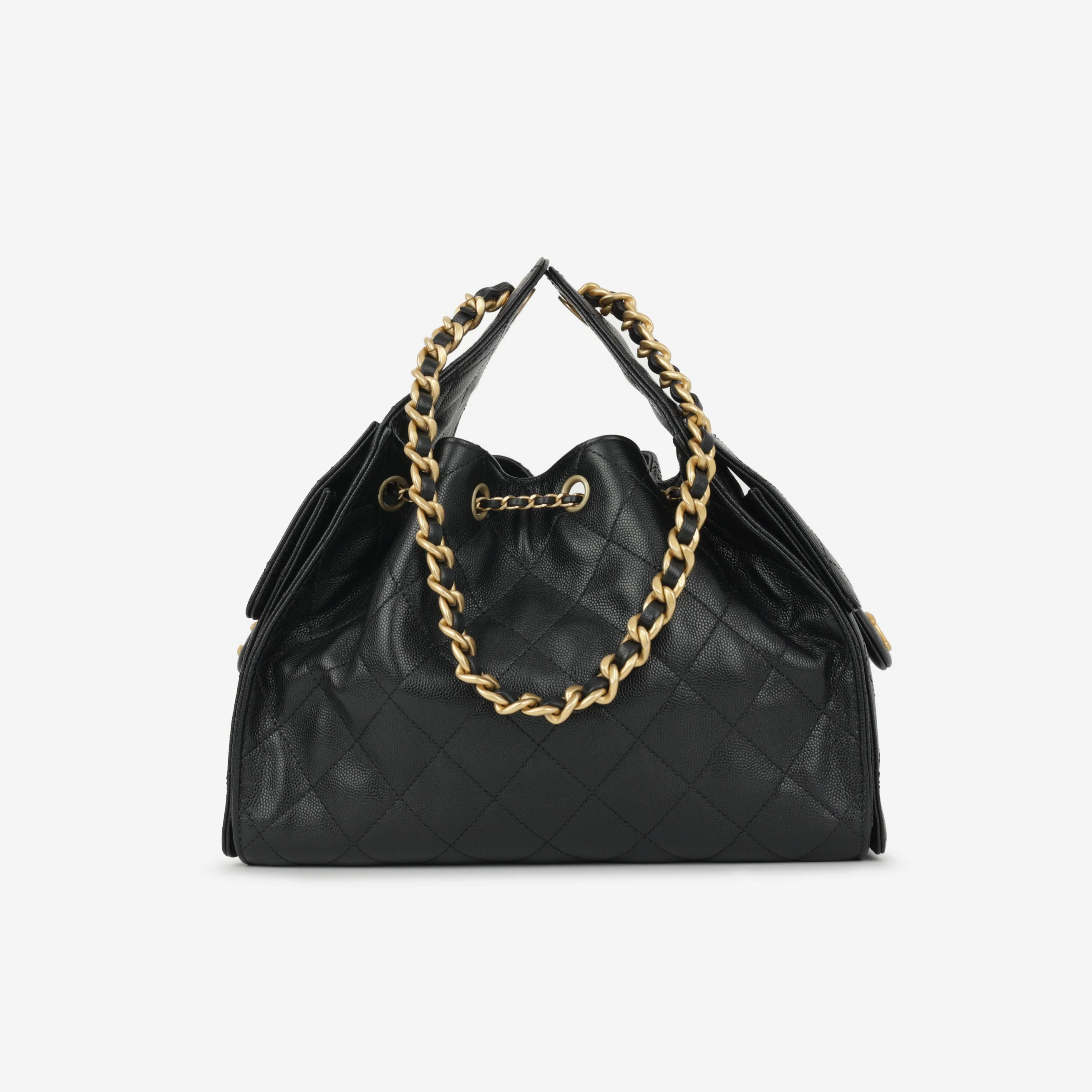 Chanel Small 25 Hobo - Black Caviar | Gold Hardware - Image 3